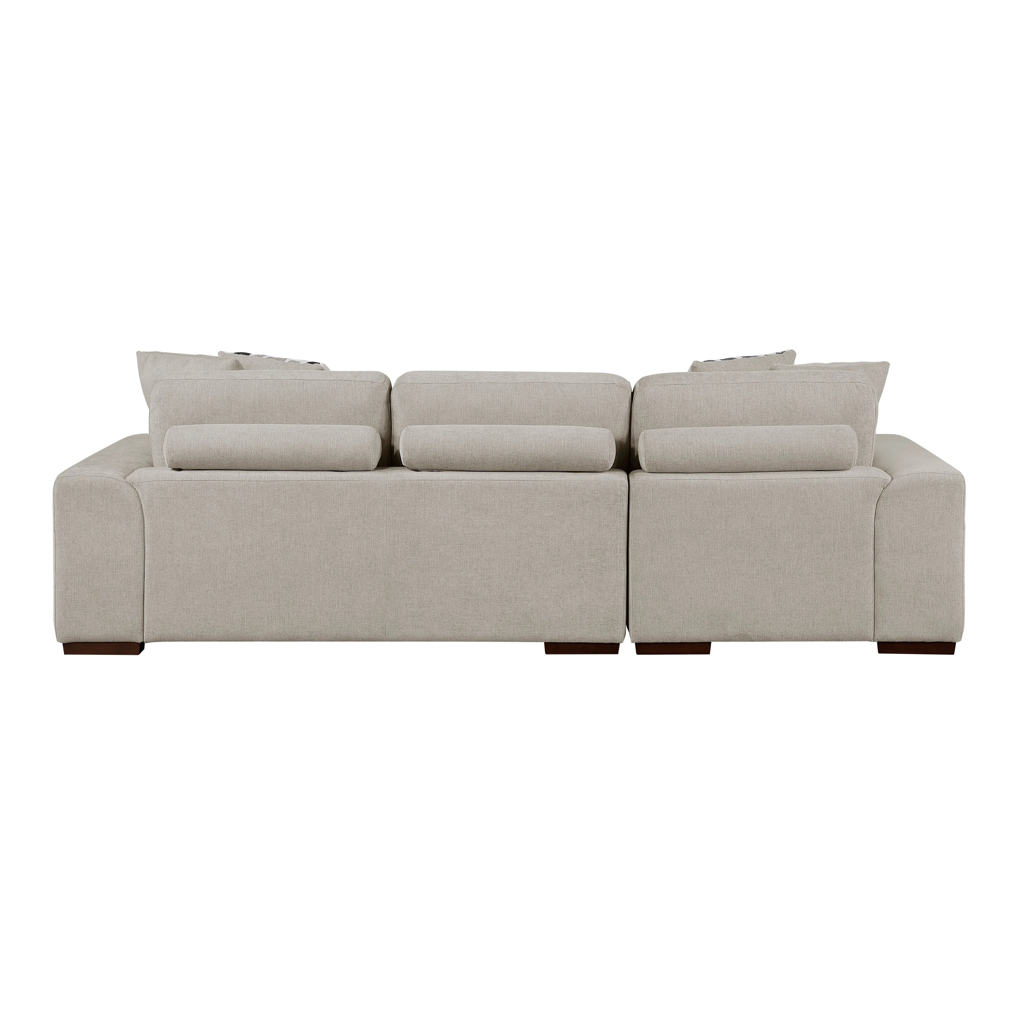 Raife Taupe 2-Piece Sectional with Left Chaise - Image 6