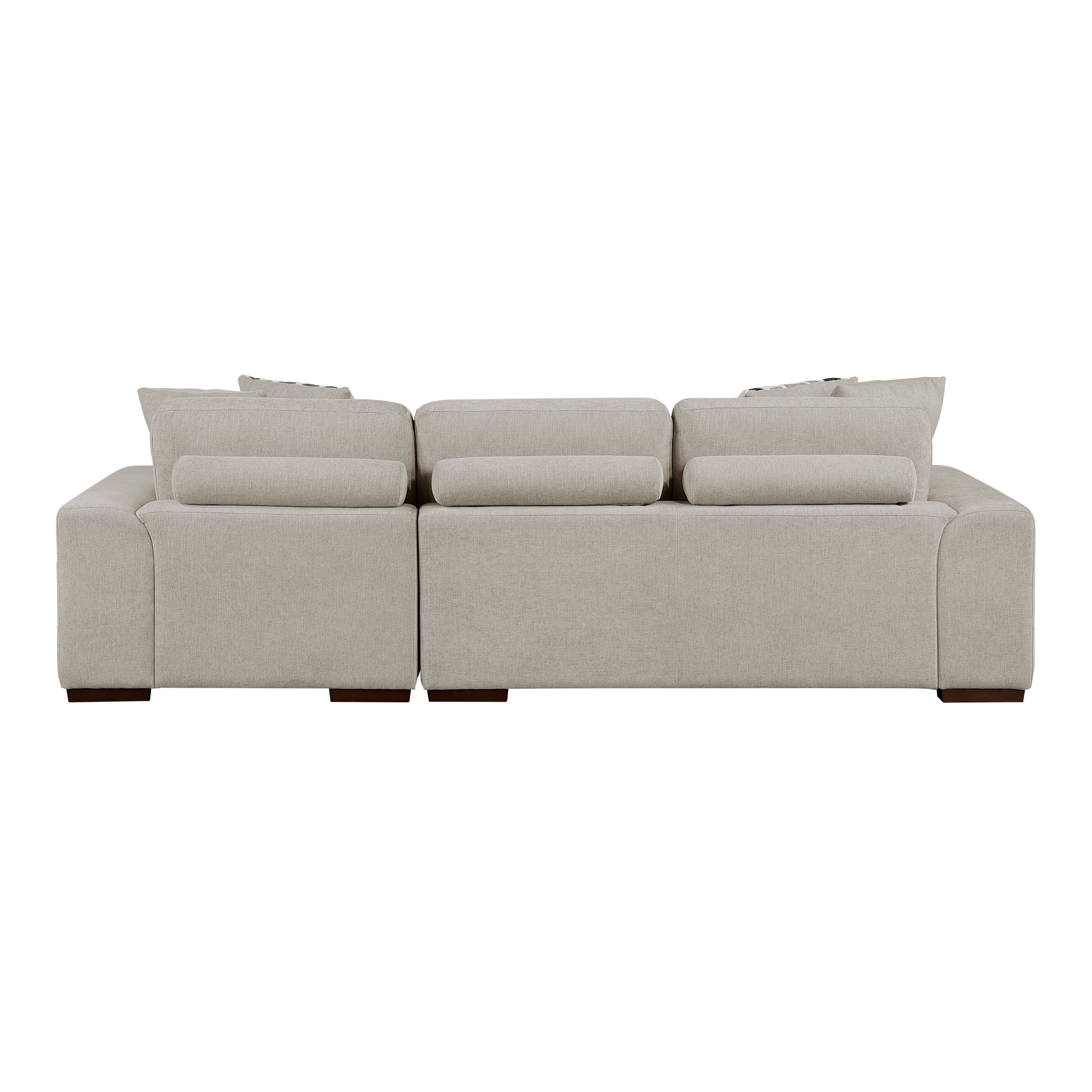 Raife Taupe 2-Piece Sectional with Right Chaise - Image 6