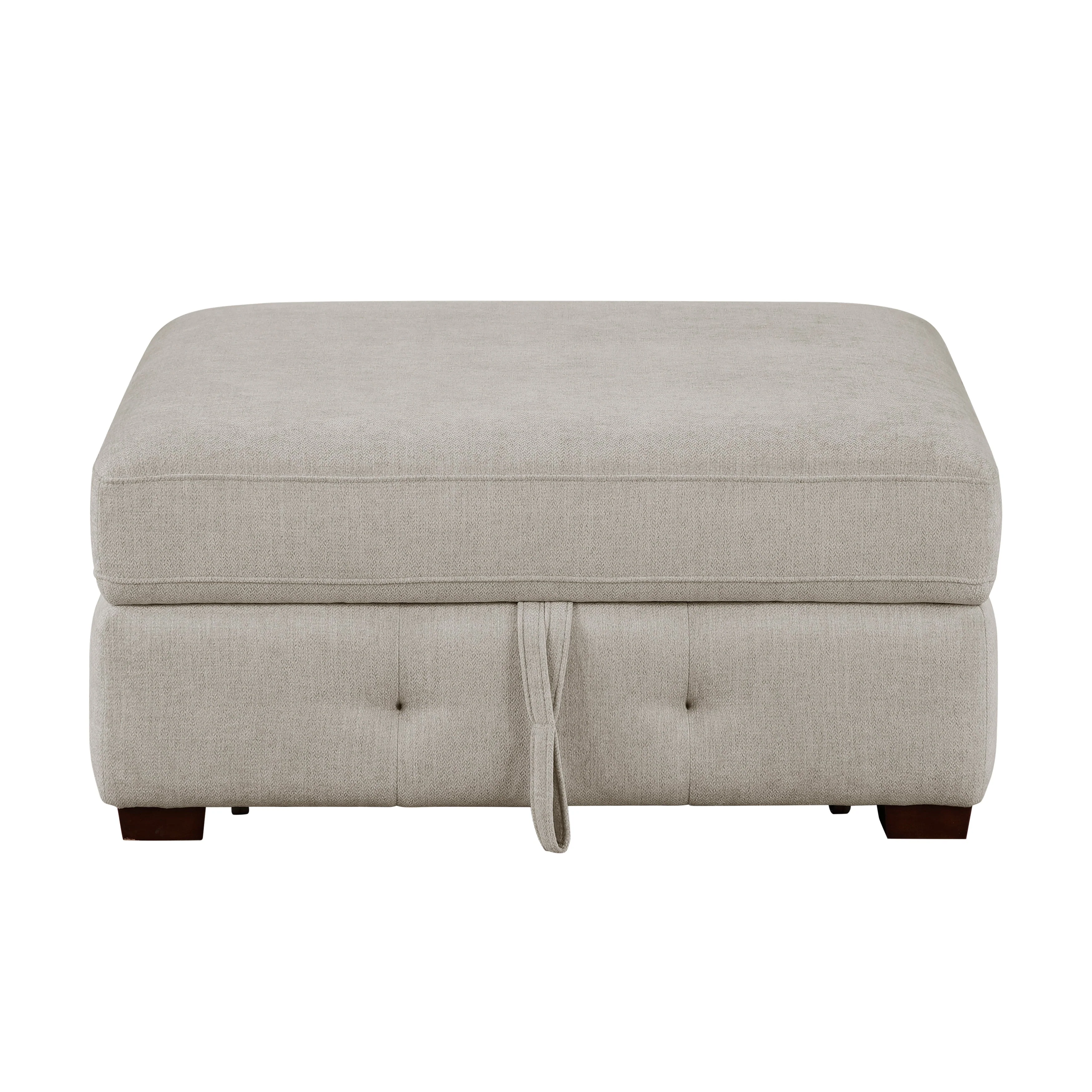 Raife Taupe 5-Piece Sectional with Right Chaise and Ottoman - Image 11