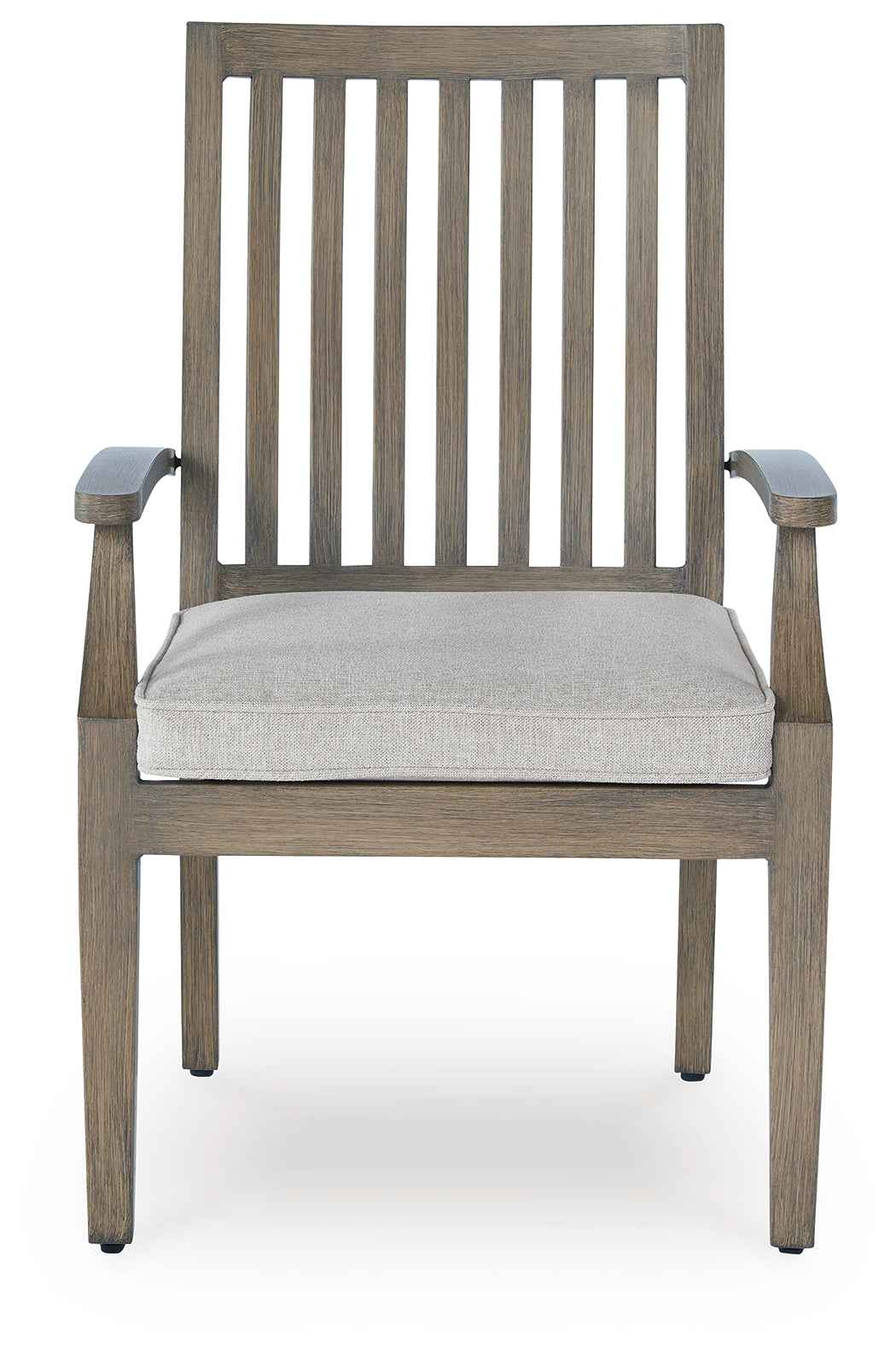 Rainier Ranch Brown/Beige Outdoor Arm Chair with Cushion (Set of 2) - Image 3