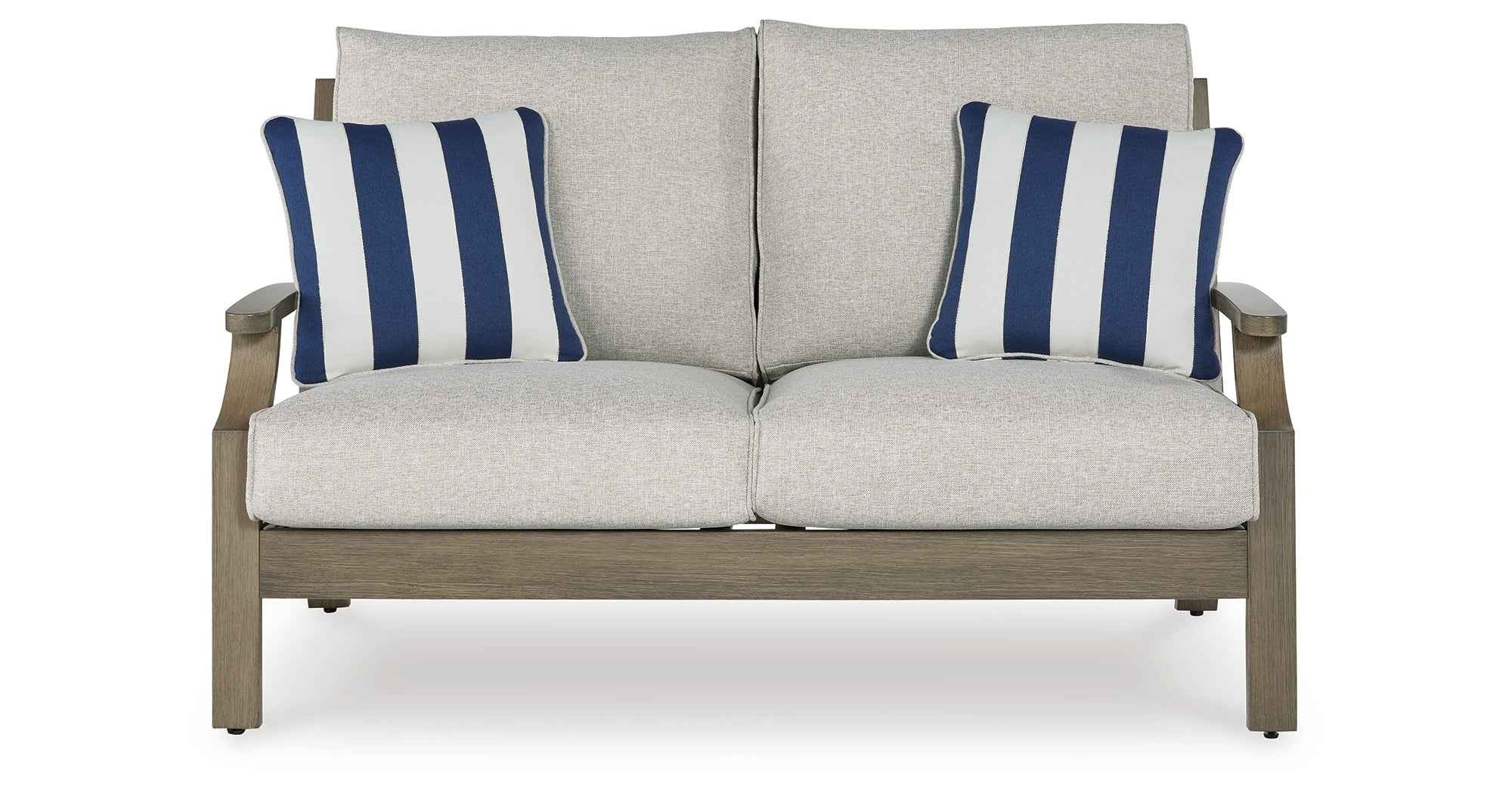Rainier Ranch Brown/Beige Outdoor Sofa and Loveseat - Image 13