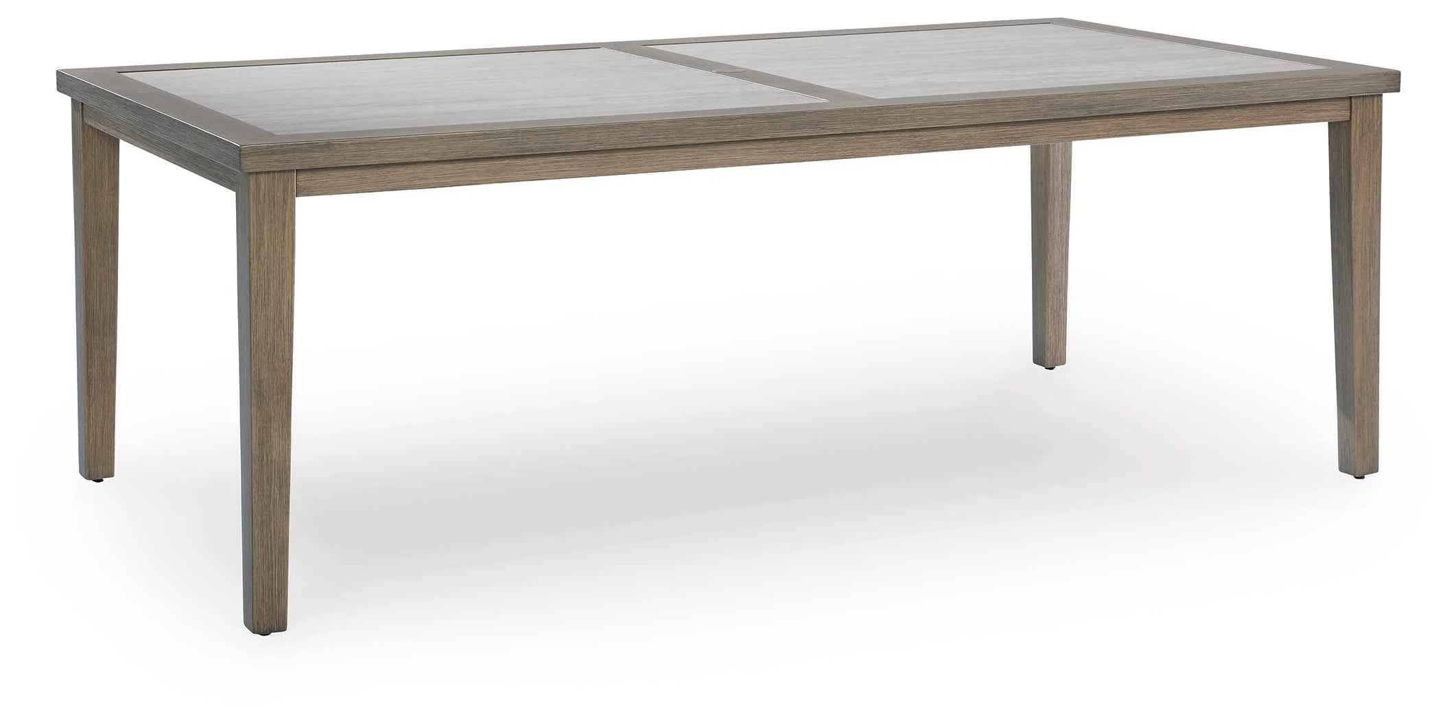 Rainier Ranch Brown/Beige Outdoor Dining Table and 4 Chairs - Image 7