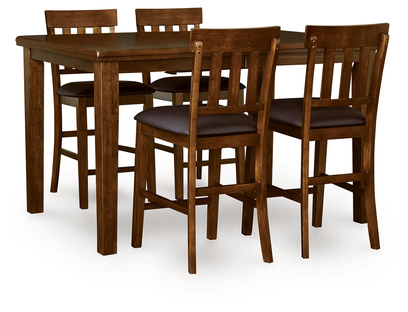 Ralene Medium Brown Counter Height Set - Image 7