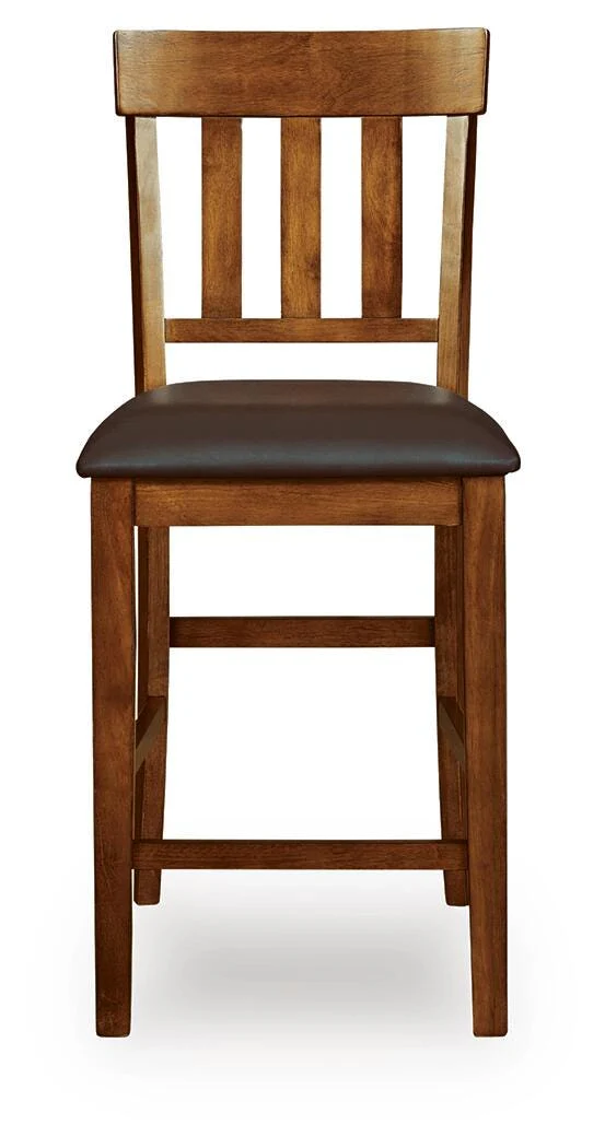 Ralene Medium Brown Counter Hight Dining Table and 6 Barstools - Image 8
