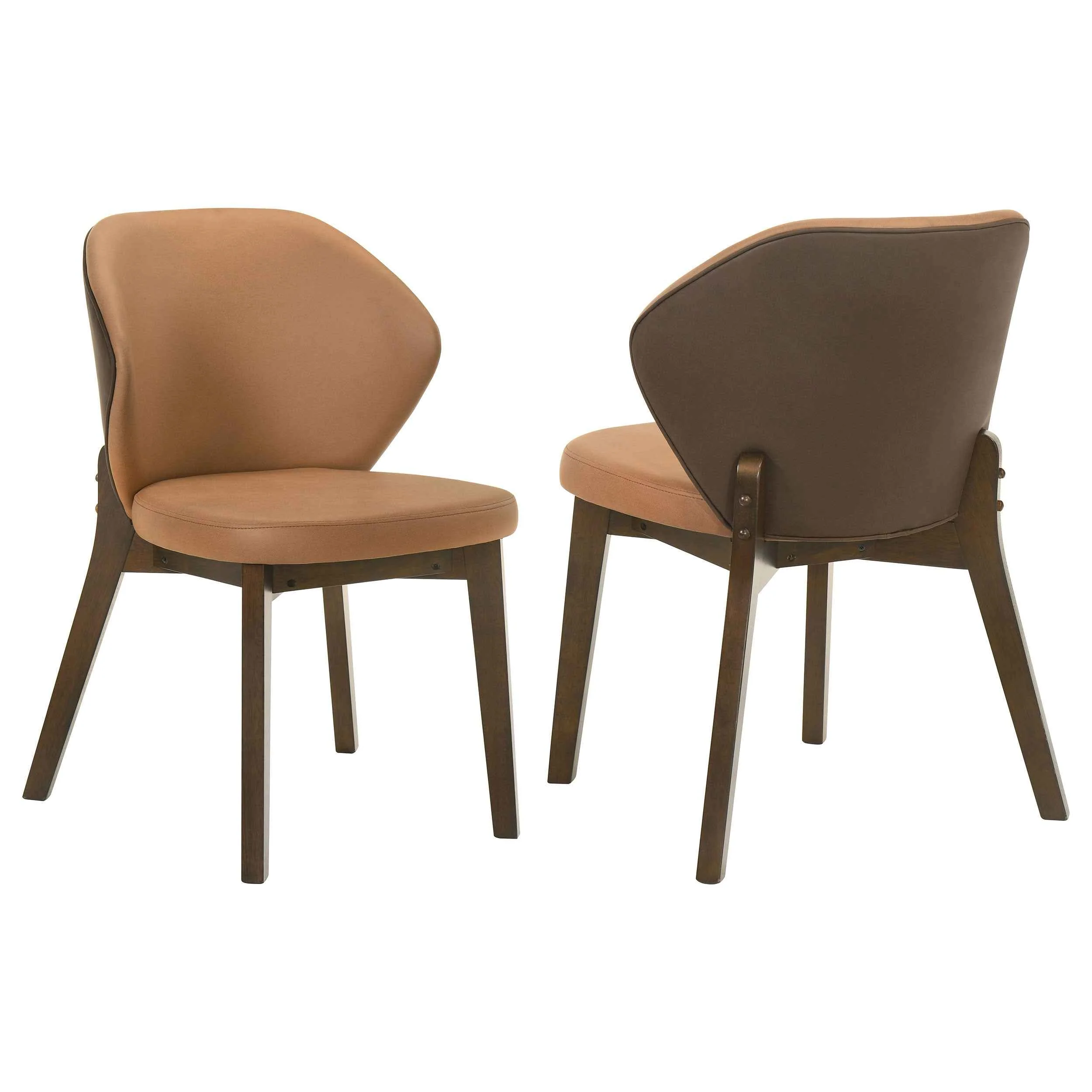 Randolph Butterscotch/Brown Dining Side Chair (Set of 2) - Image 2