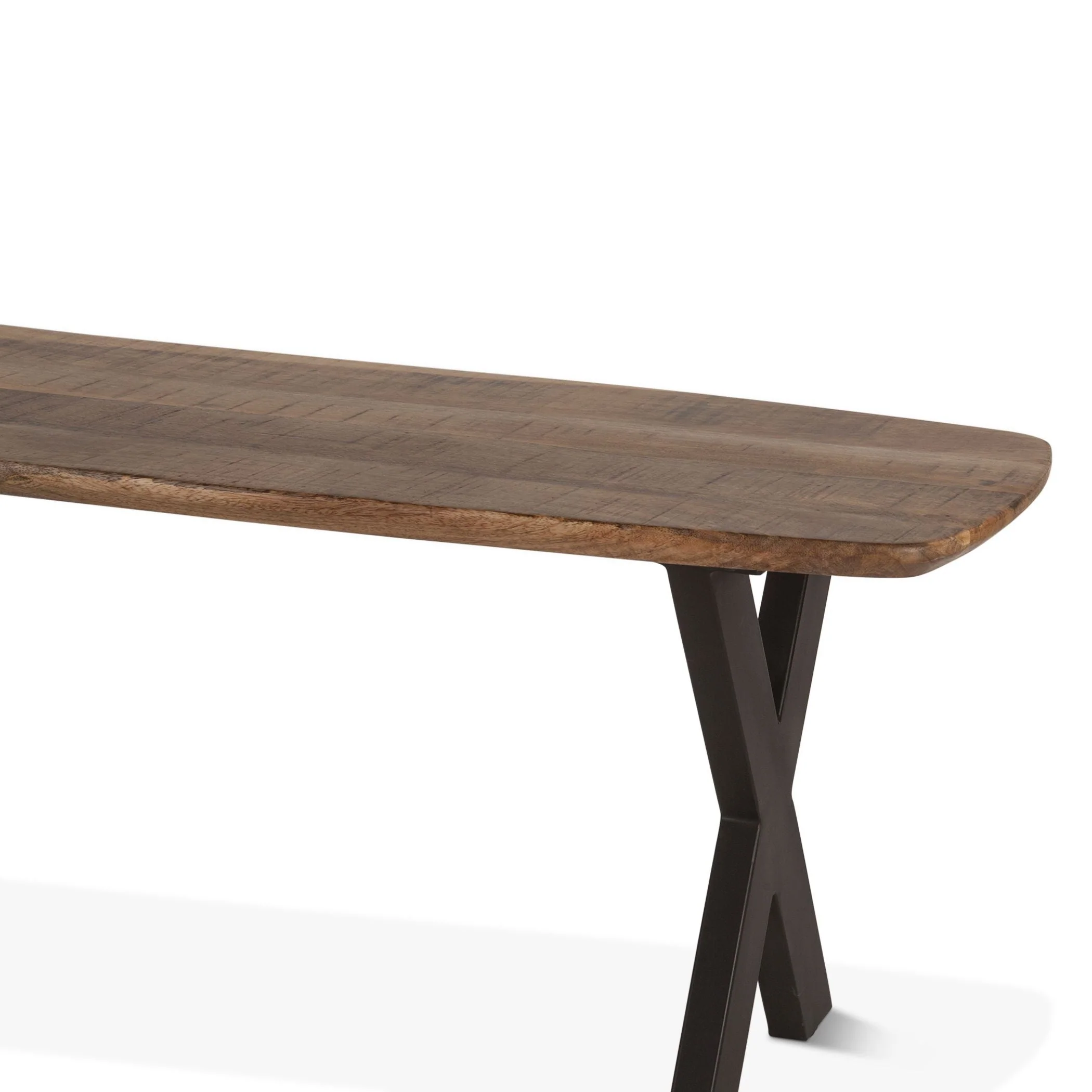 Rapallo 60" Bench in Natural Mango Wood - Image 6