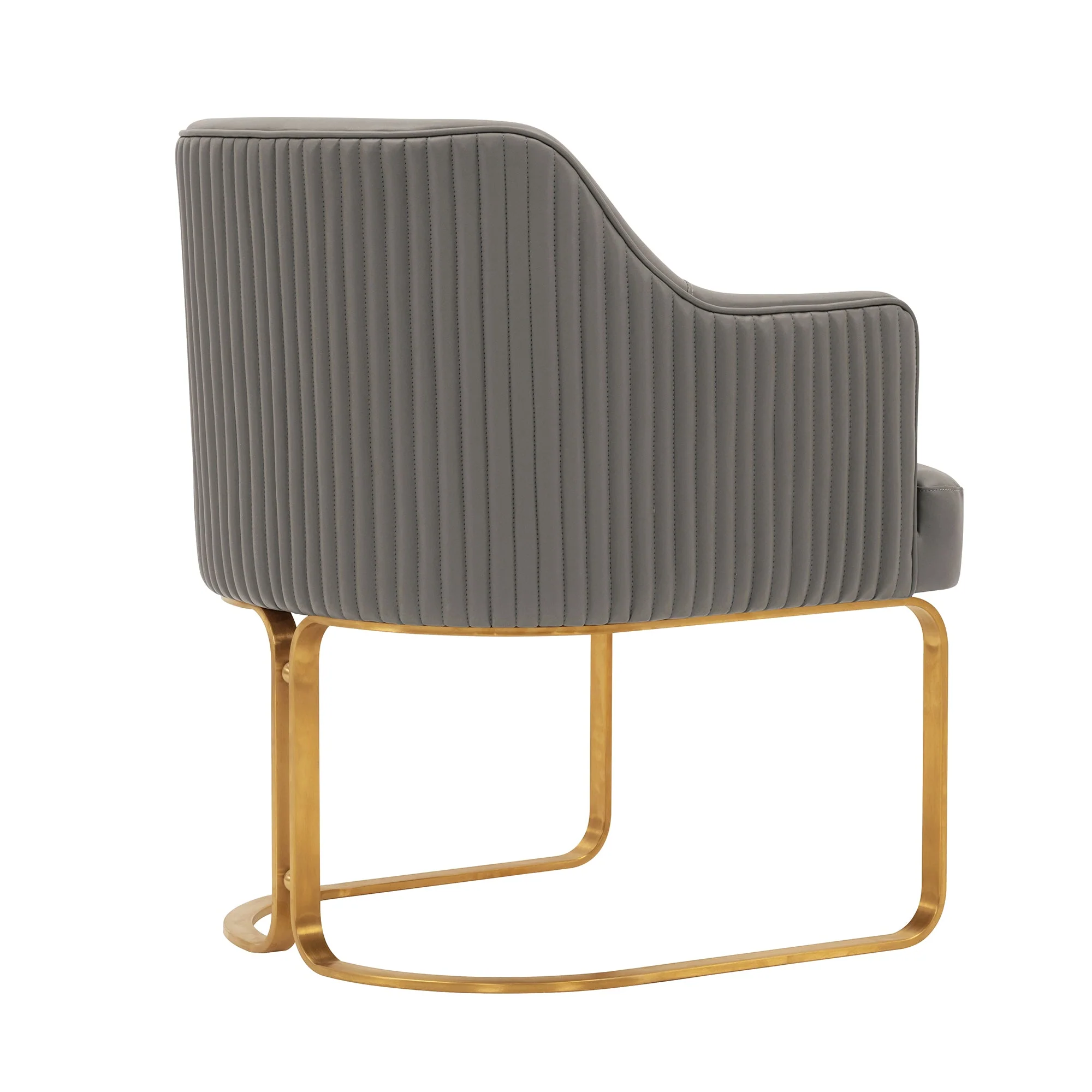 Raya Dining Armchair in Taupe (set of 2) - Image 6