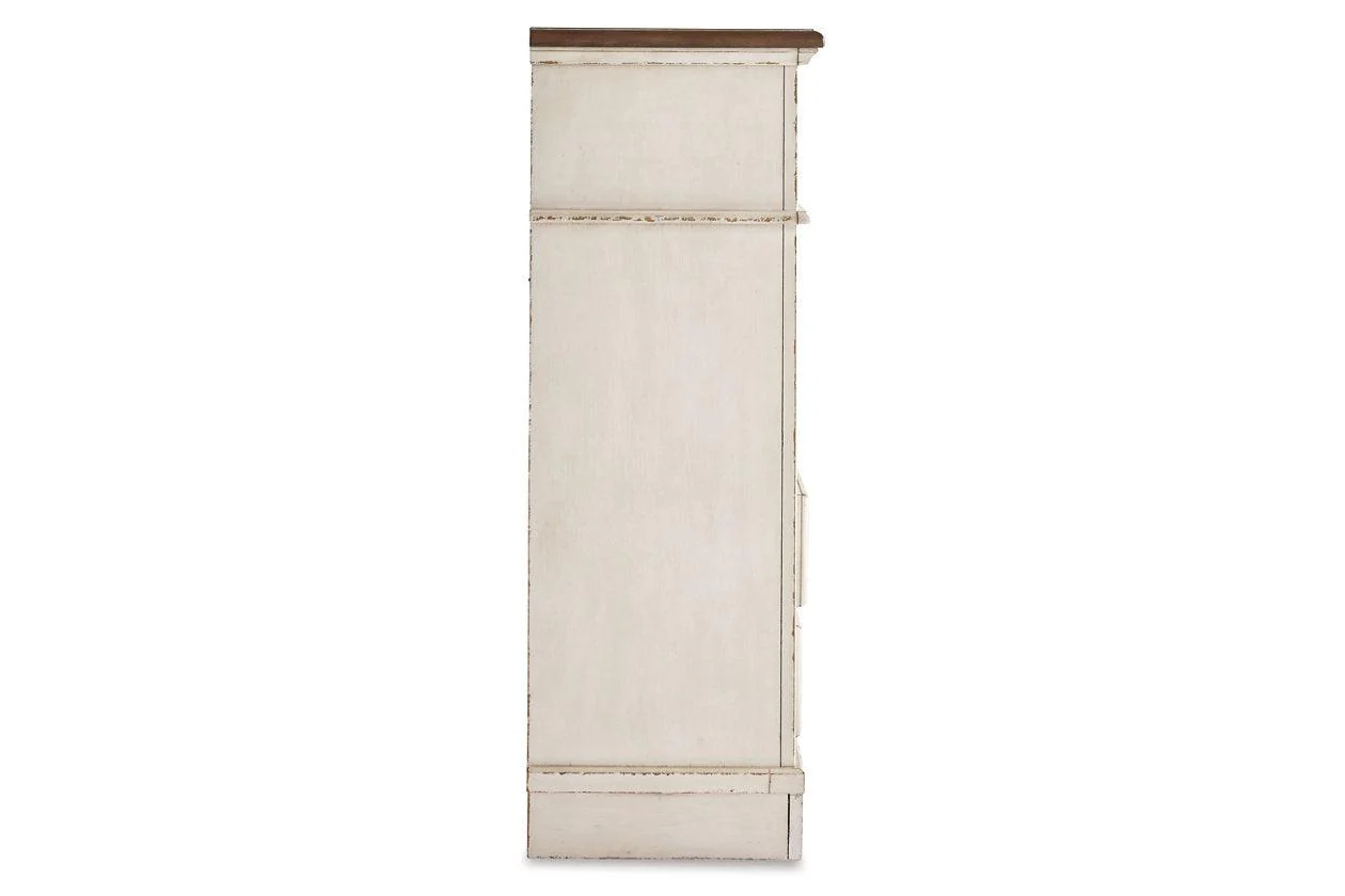 Realyn Chipped White Chest of Drawers - Image 4