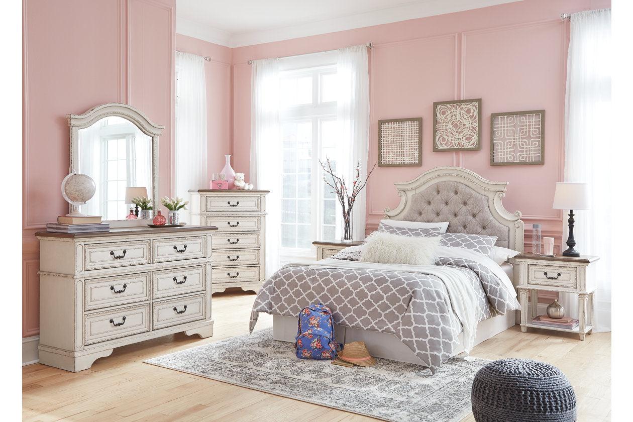 Realyn Chipped White Chest of Drawers - Image 9