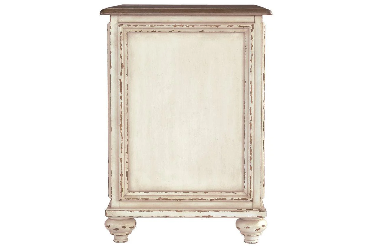Realyn White/Brown Chairside End Table - Image 5
