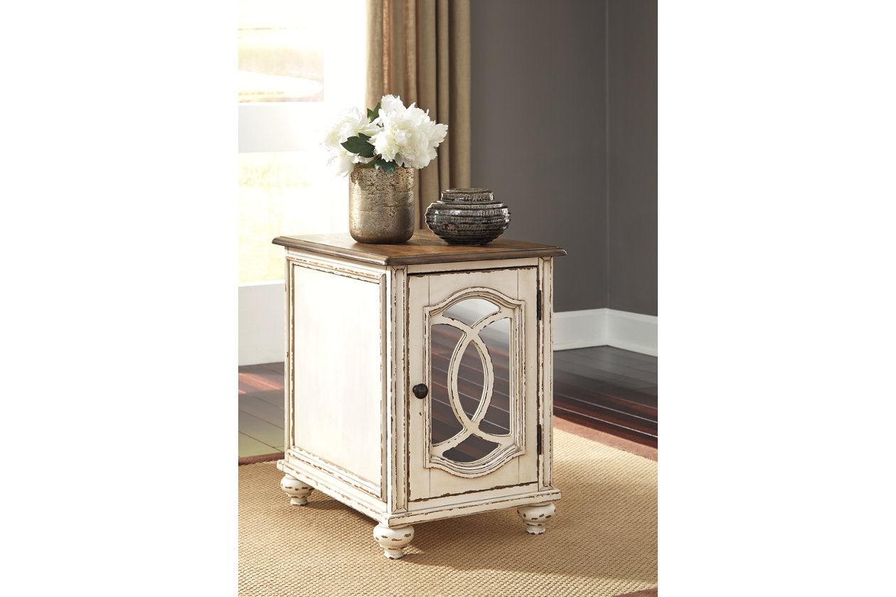 Realyn White/Brown Chairside End Table - Image 8