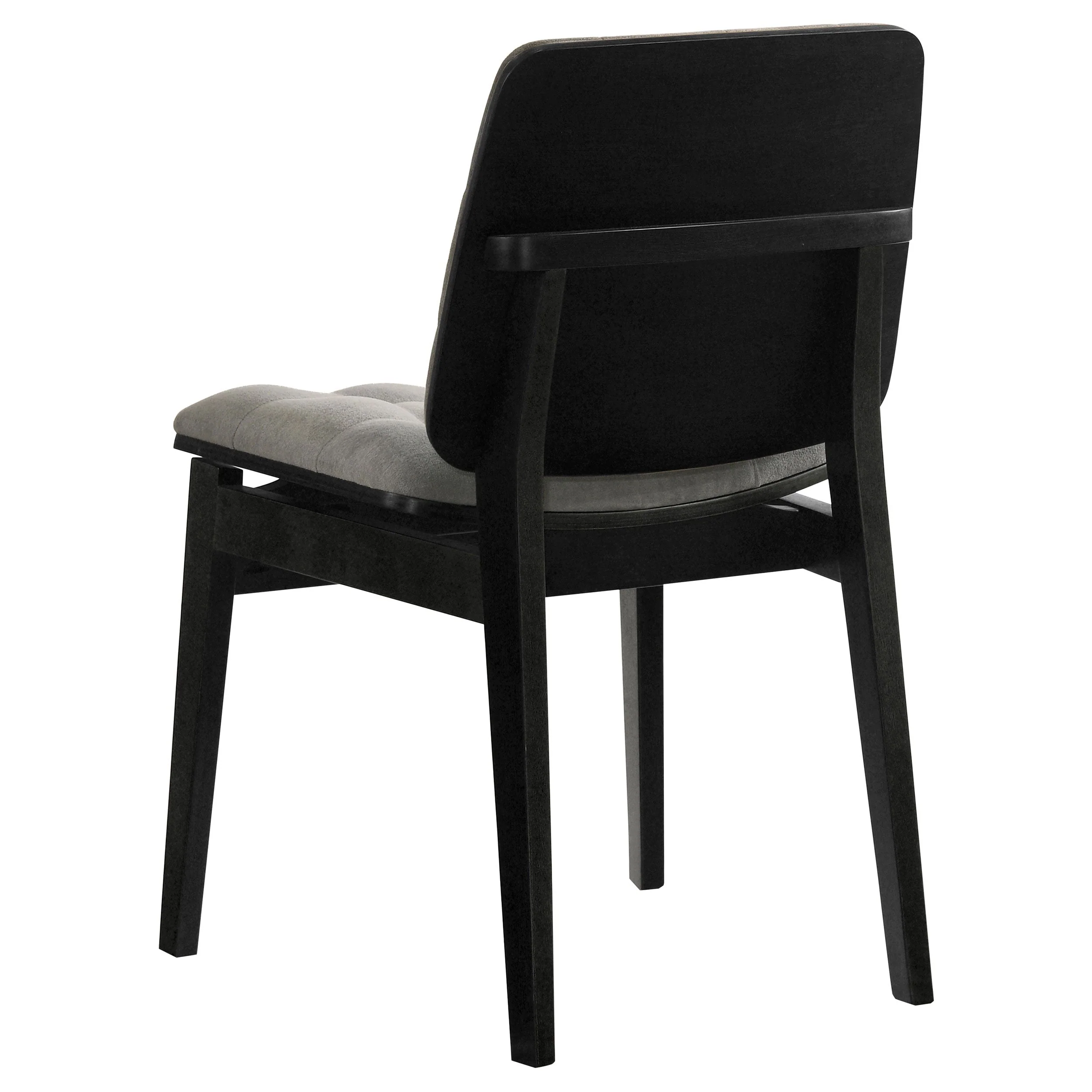 Redbridge Grey/Black Velvet Upholstered Side Chair (Set of 2) - Image 6