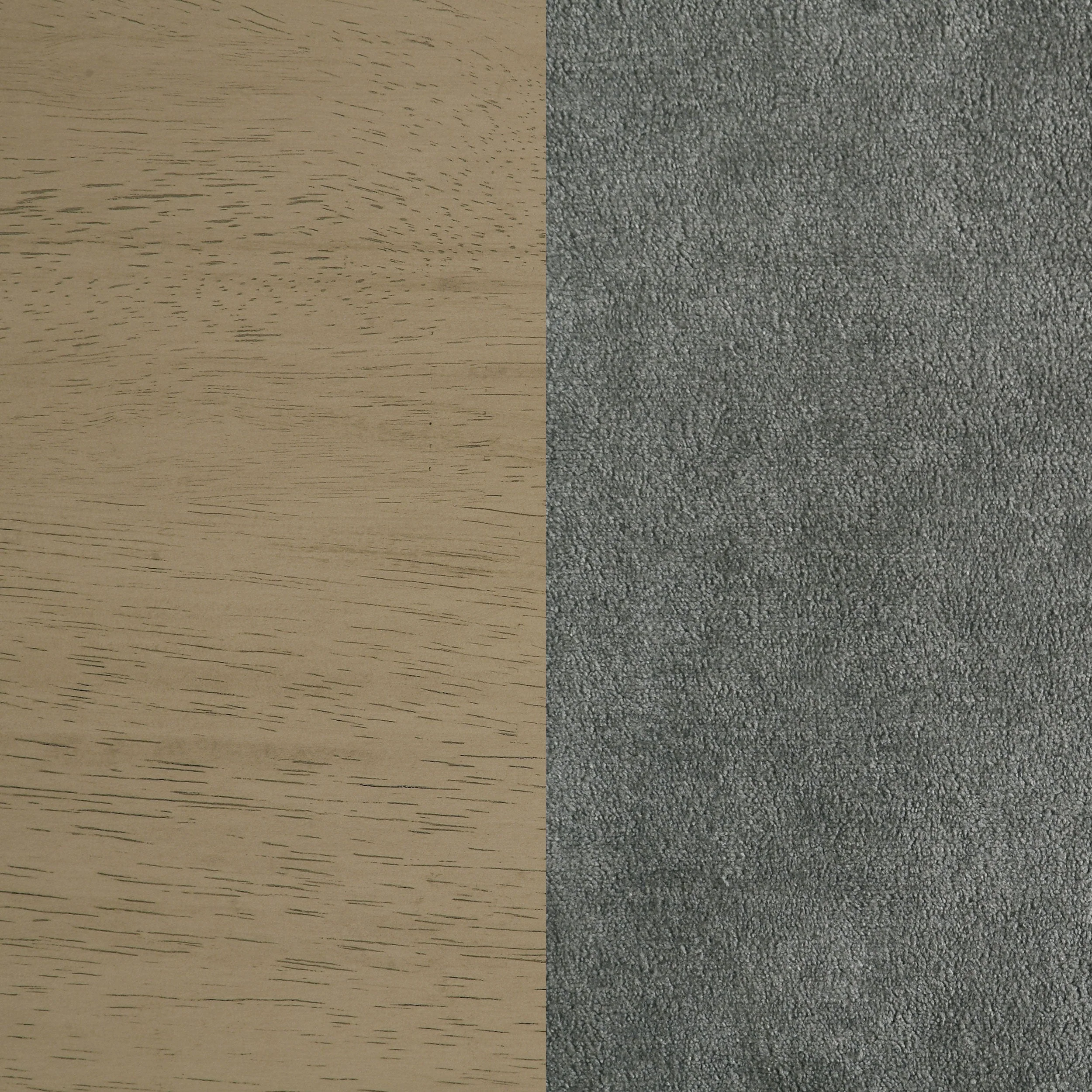 Redbridge Grey/Natural Oak Velvet Upholstered Counter Chair (Set of 2) - Image 10