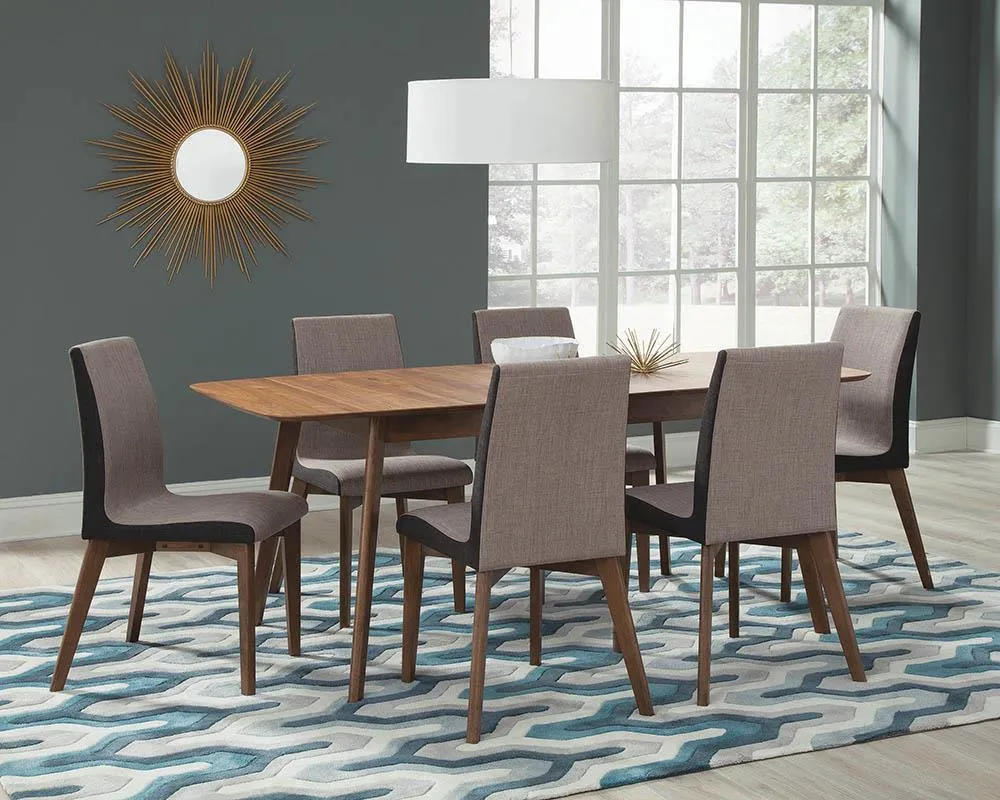 Redbridge Natural Walnut Butterfly Leaf Dining Table - Image 3