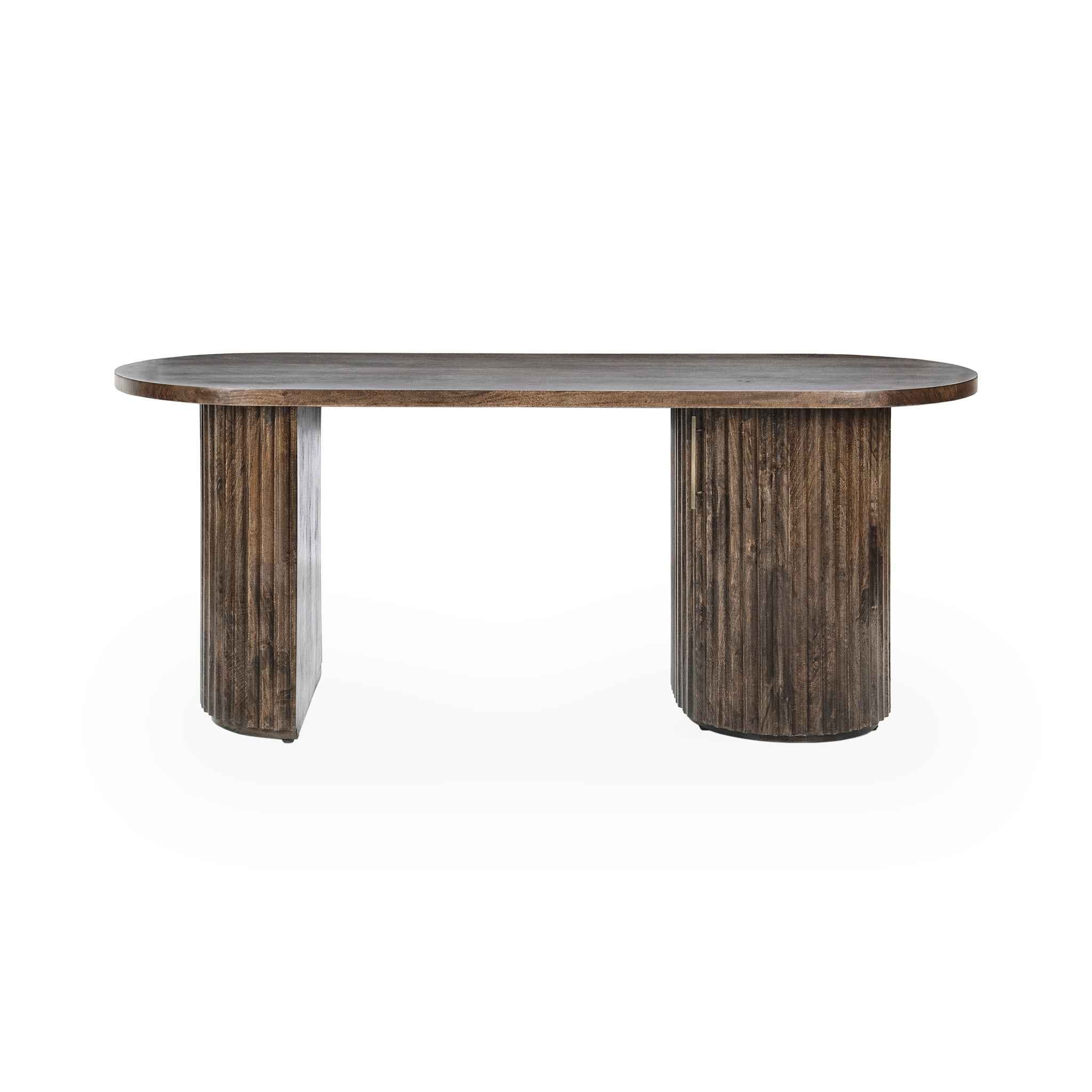 Redford Desk - Bark Brown - Image 3