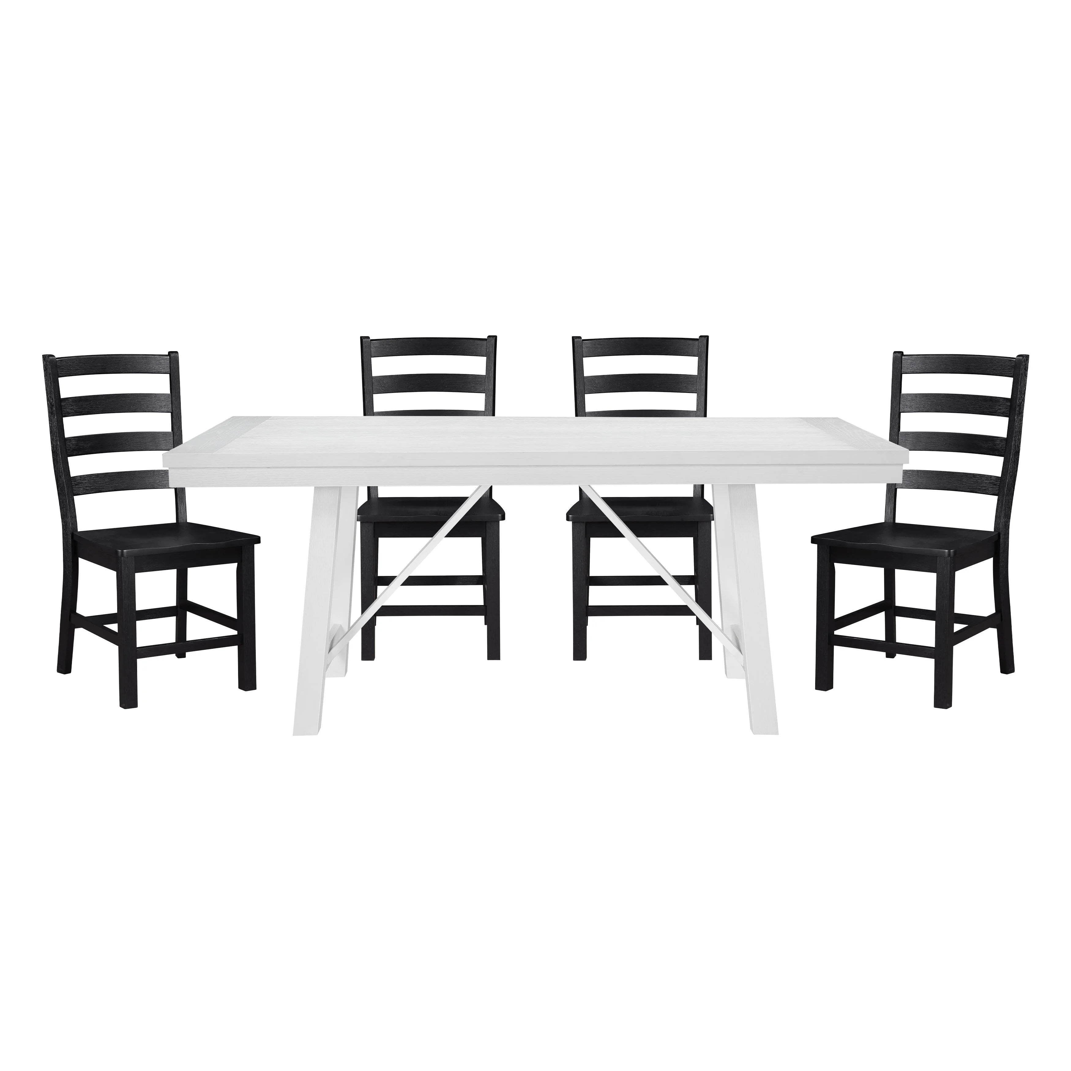 Redmond White/Black Dining Set - Image 2
