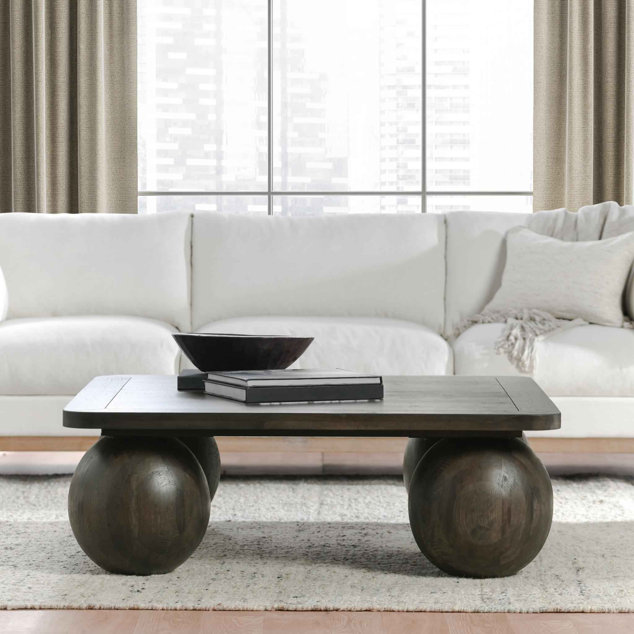 Redondo Coffee Table - Dark Brown - Image 3