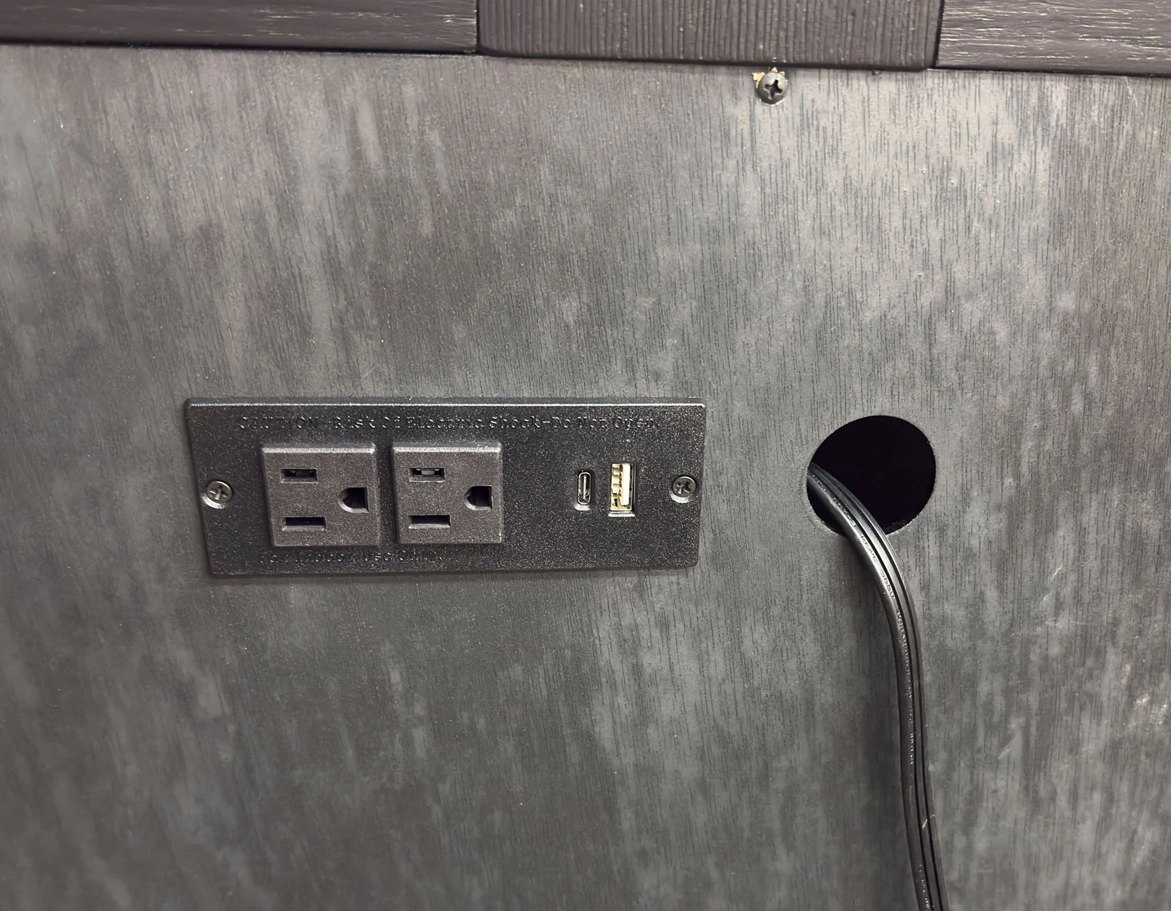 Reid 60 Black Finish Server - Image 7