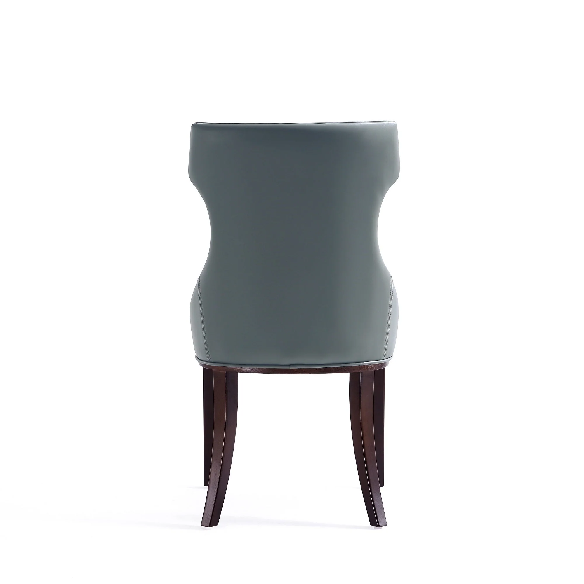 Reine Faux Leather Dining Chair in Pebble Grey (set of 4) - Image 8