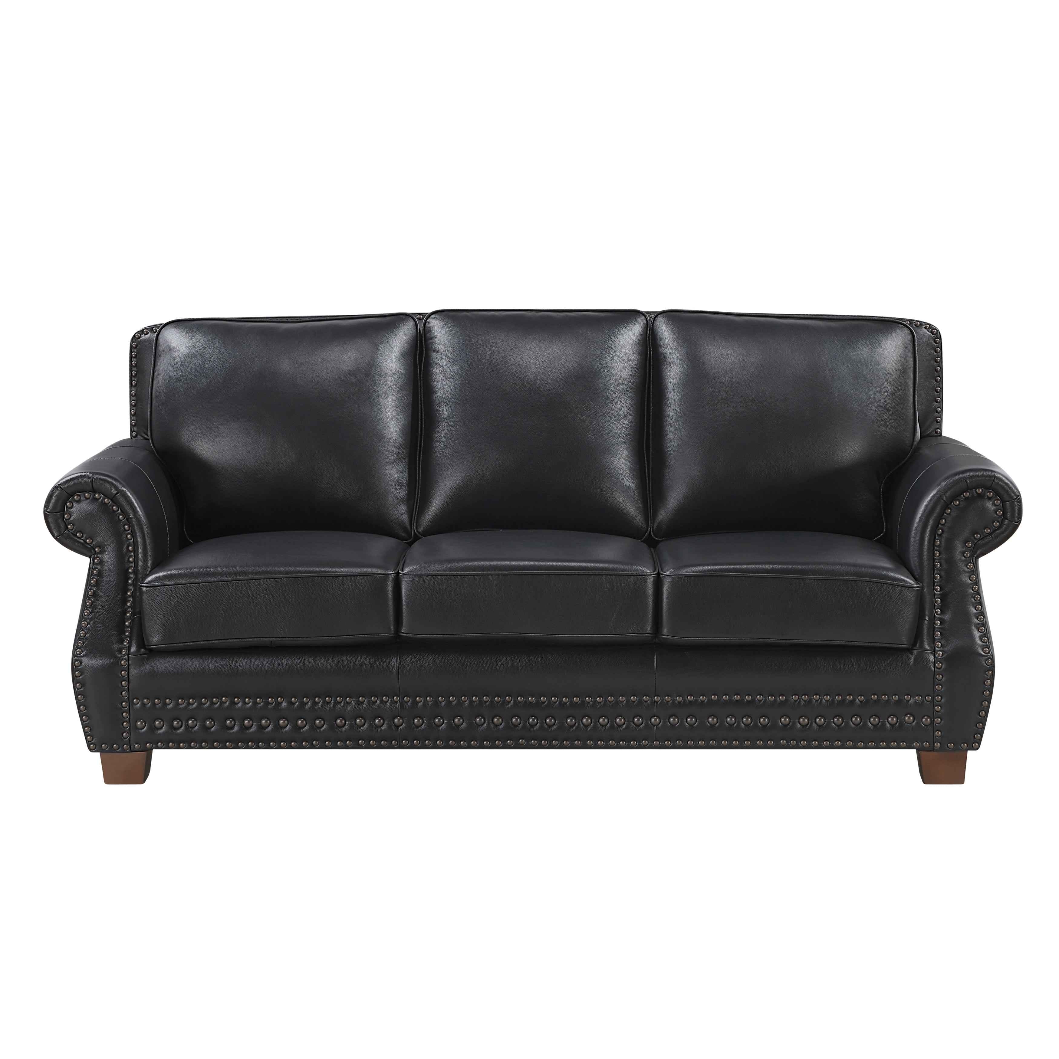 Remington Black Leather Living Room Set - Image 2