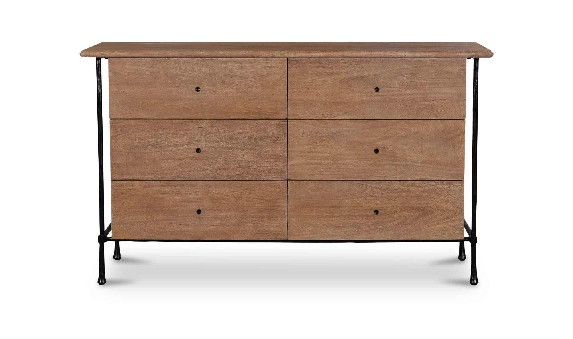 Rene 6 Drawer Dresser Brown