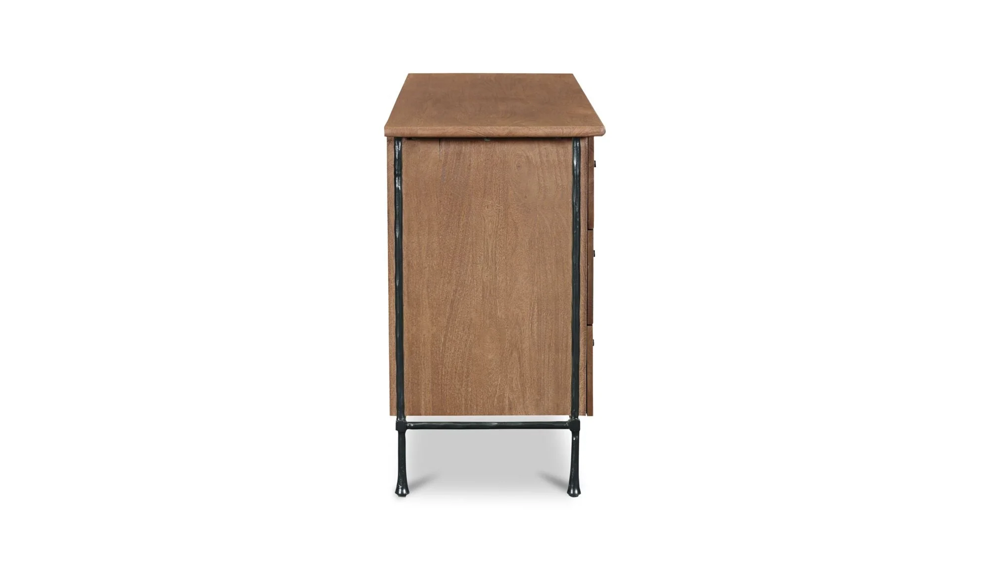 Rene 6 Drawer Dresser Brown - Image 7