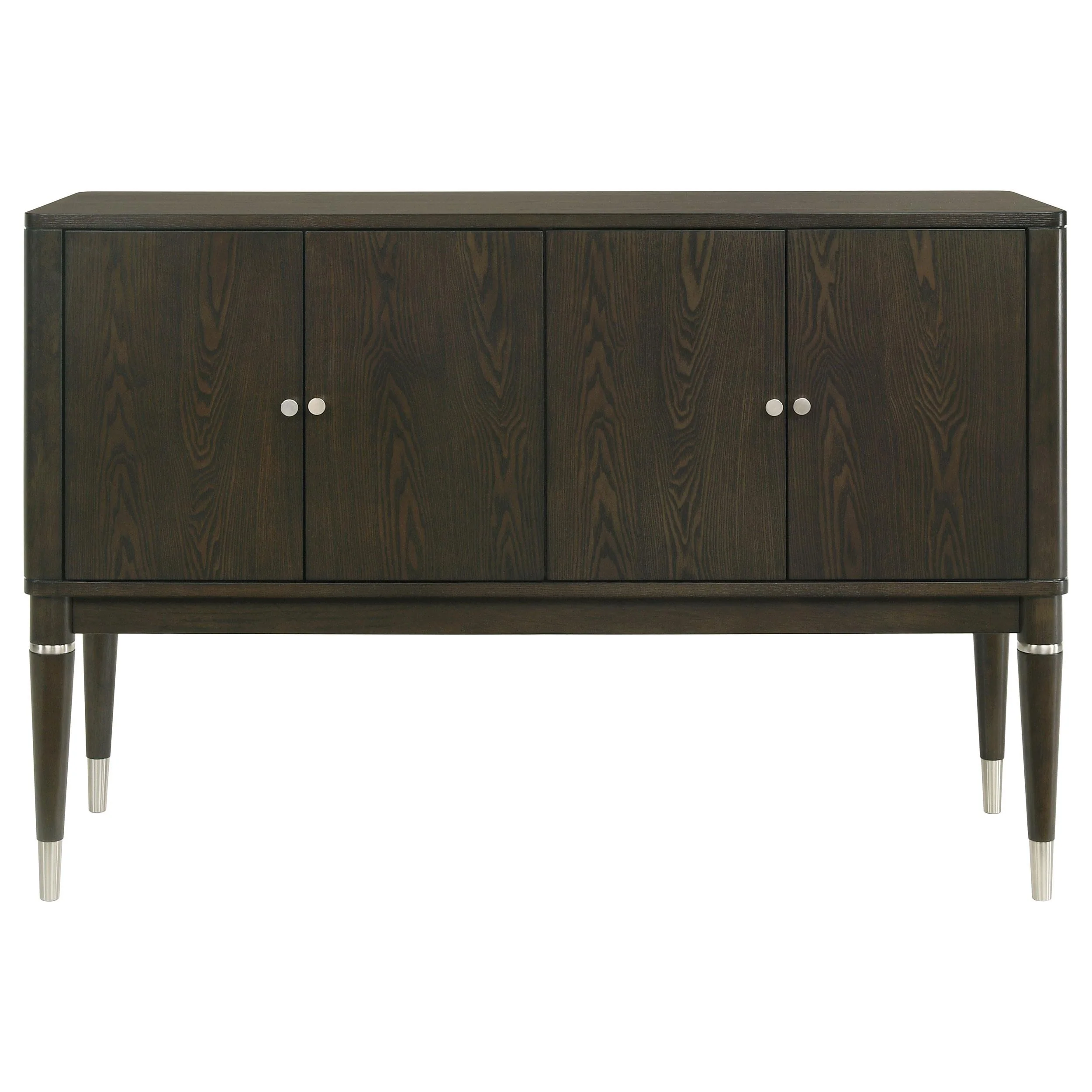 Reseda Ash Brown 4-Door Dining Sideboard Server - Image 3