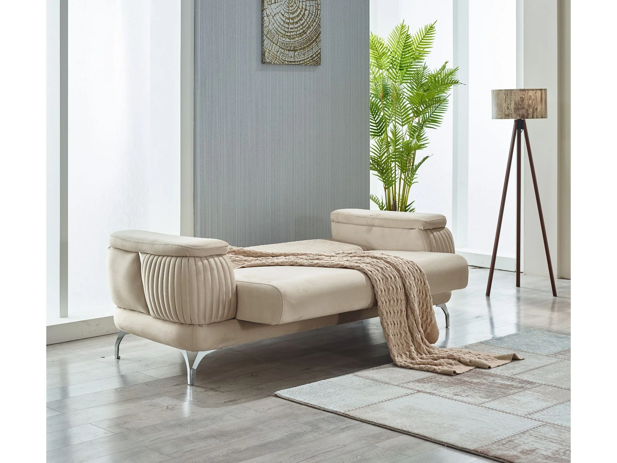 Resital Beige 3-Piece Living Room Set (Sofa & Loveseat & Chair) - Image 10