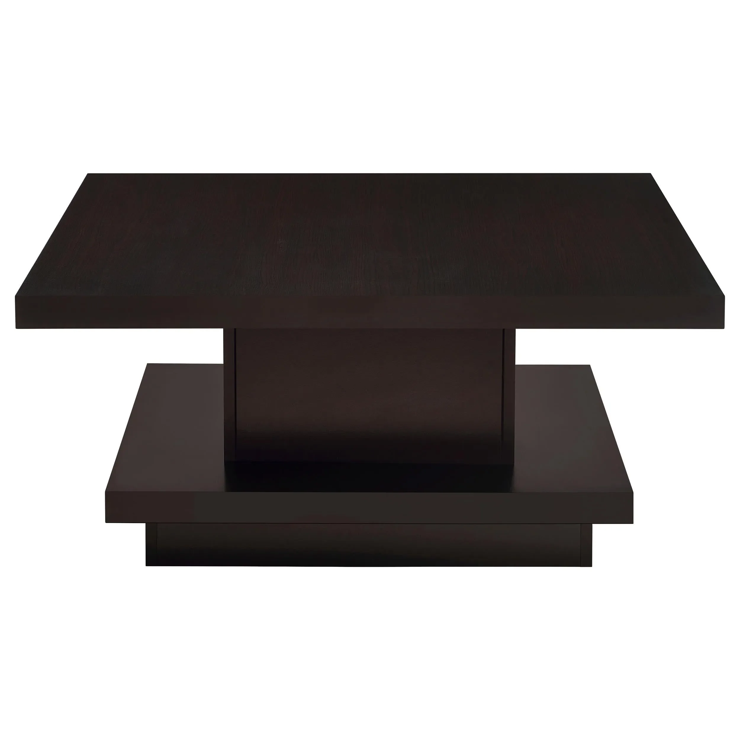 Reston Cappuccino 3-Piece Square Coffee and End Table Set - Image 7