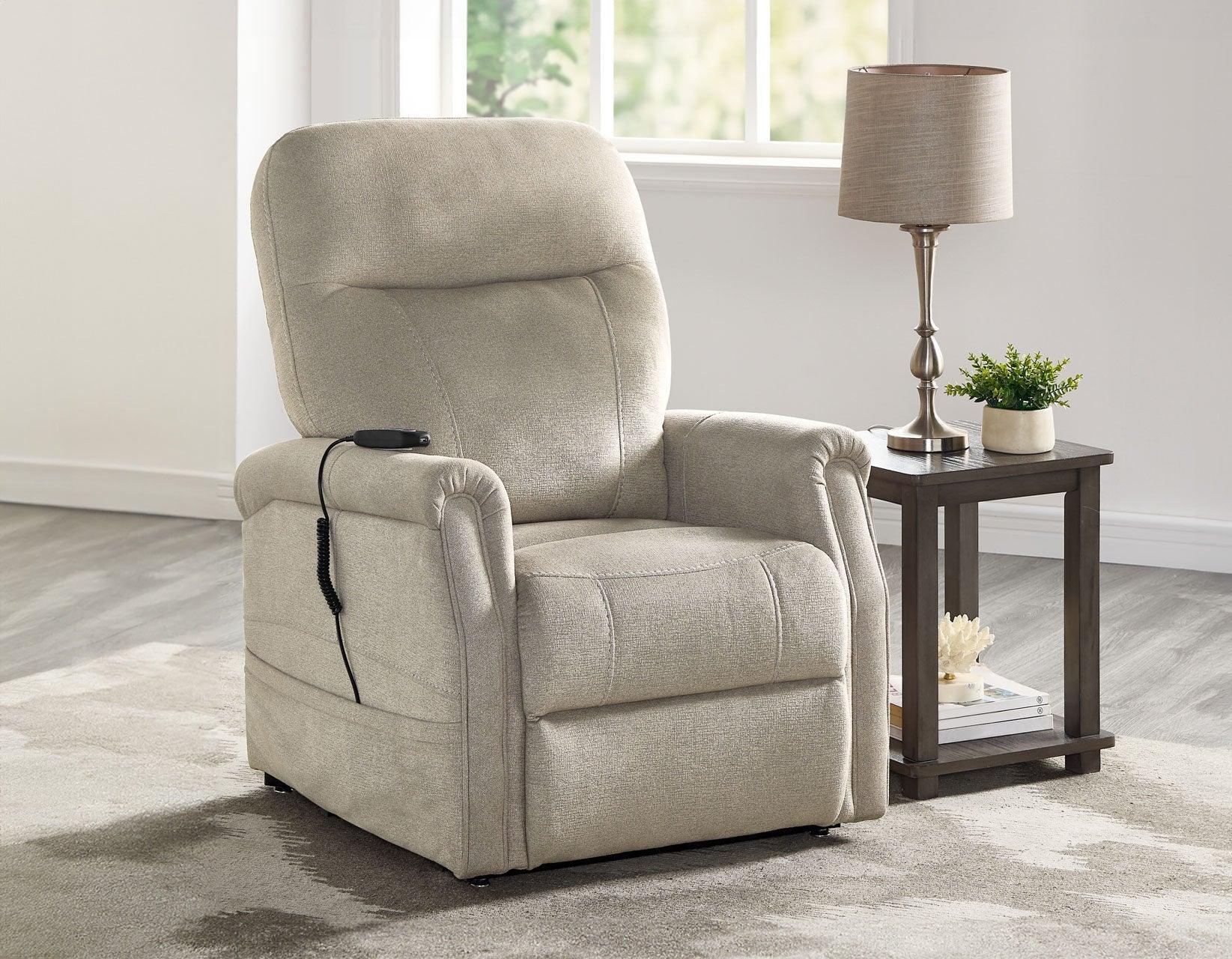 Rhodes Versatile Beige Power Lift Chair