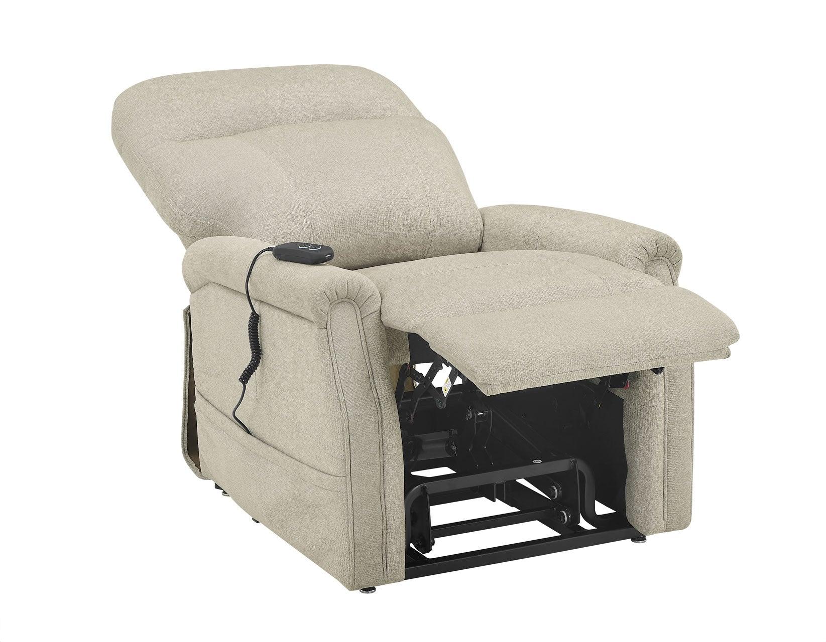 Rhodes Versatile Beige Power Lift Chair - Image 11