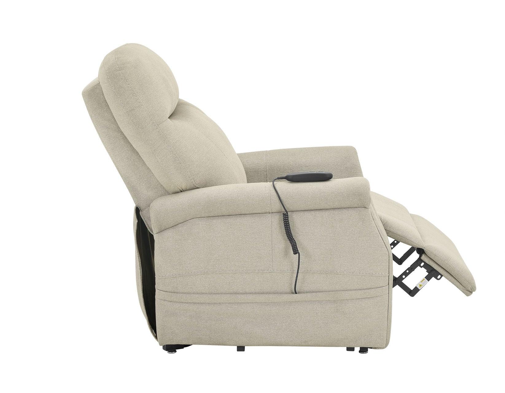 Rhodes Versatile Beige Power Lift Chair - Image 14