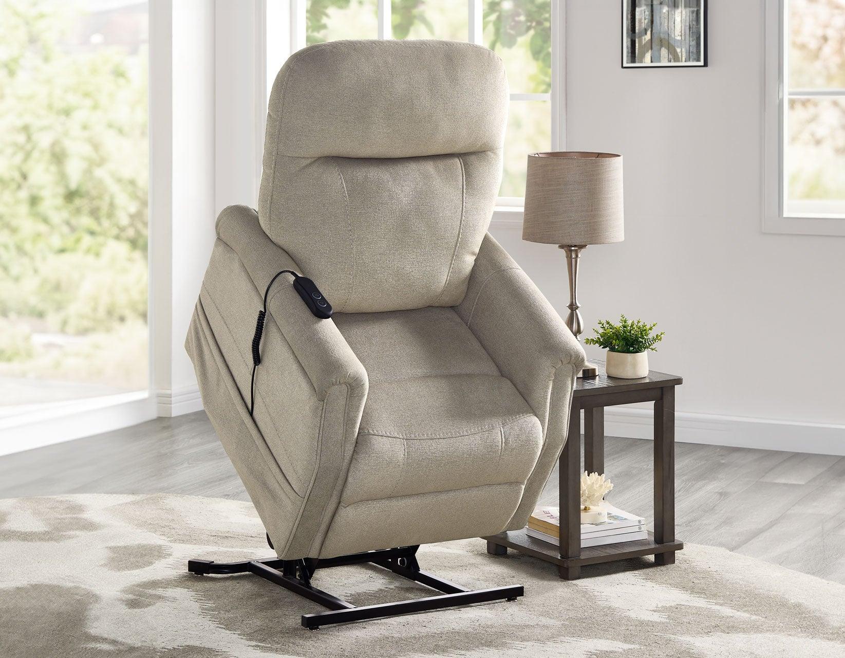 Rhodes Versatile Beige Power Lift Chair - Image 19