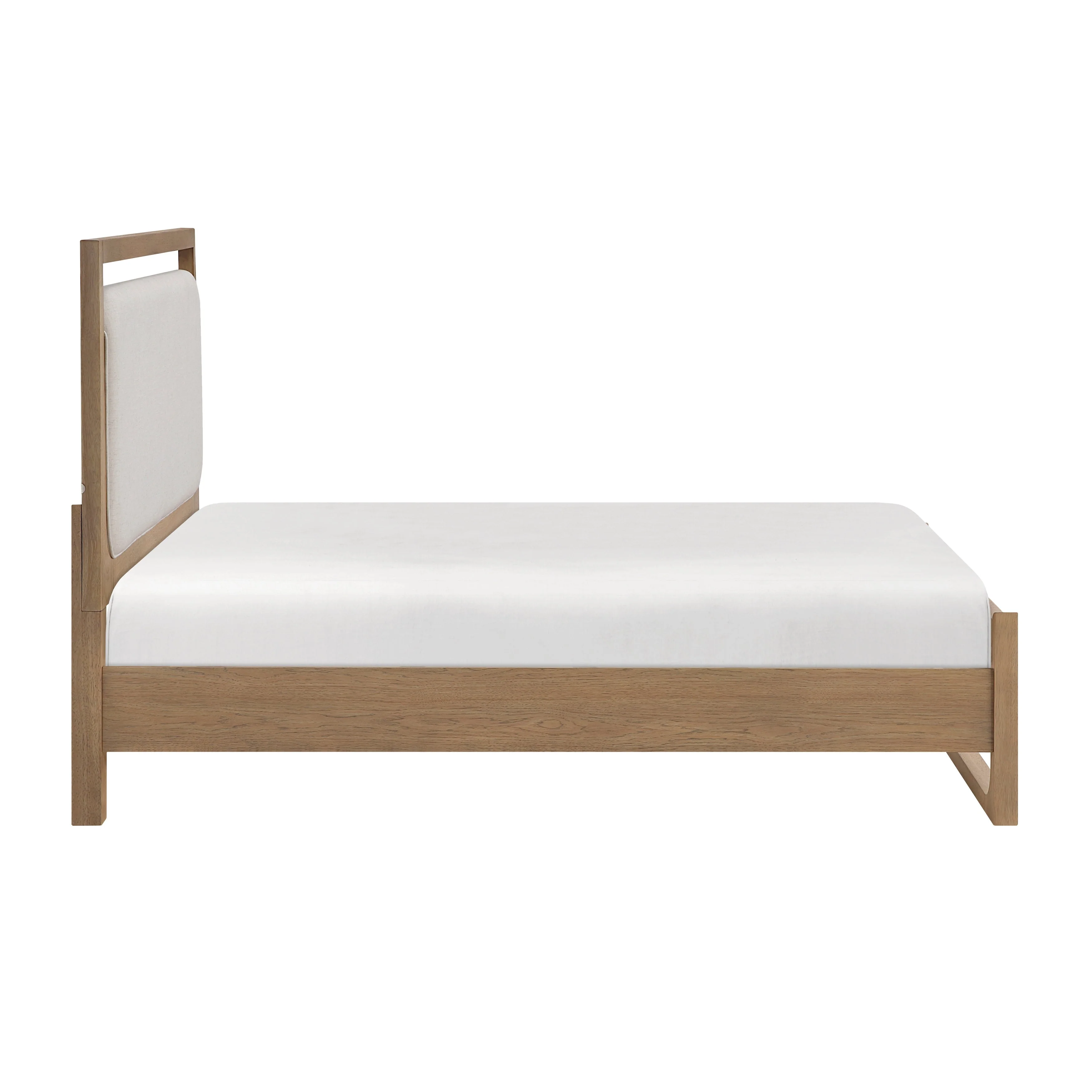 Riley Light Brown Upholstered Bedroom Set - Image 5