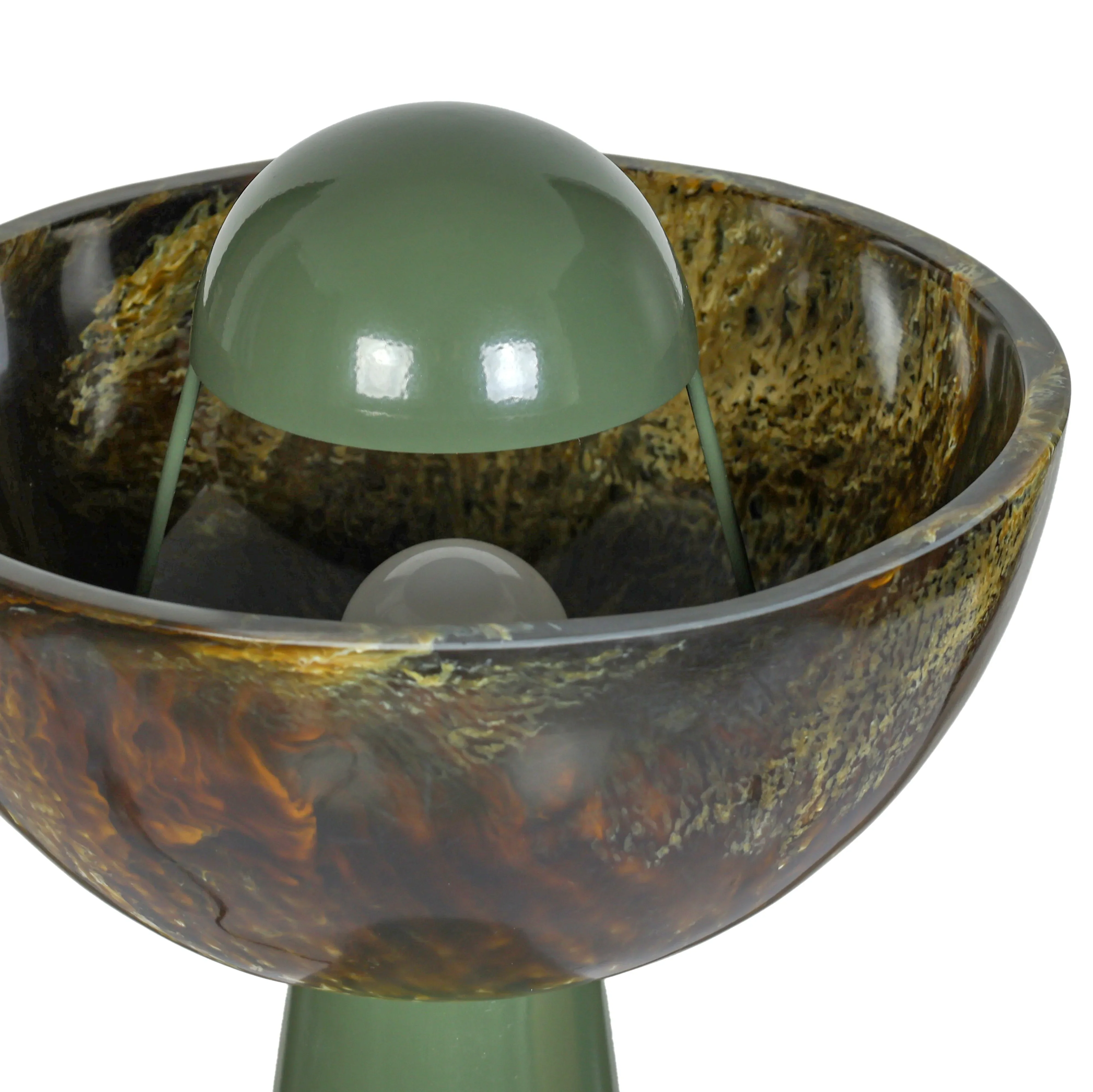Rising Green Resin Table Lamp - Image 4