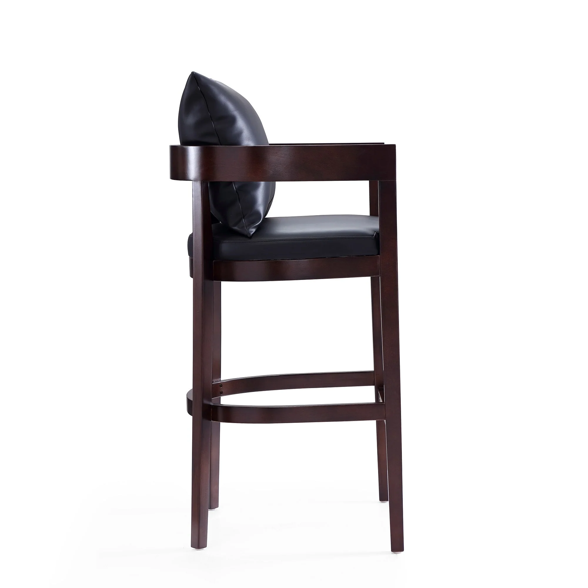 Ritz Barstool in Black and Dark Walnut - Image 4