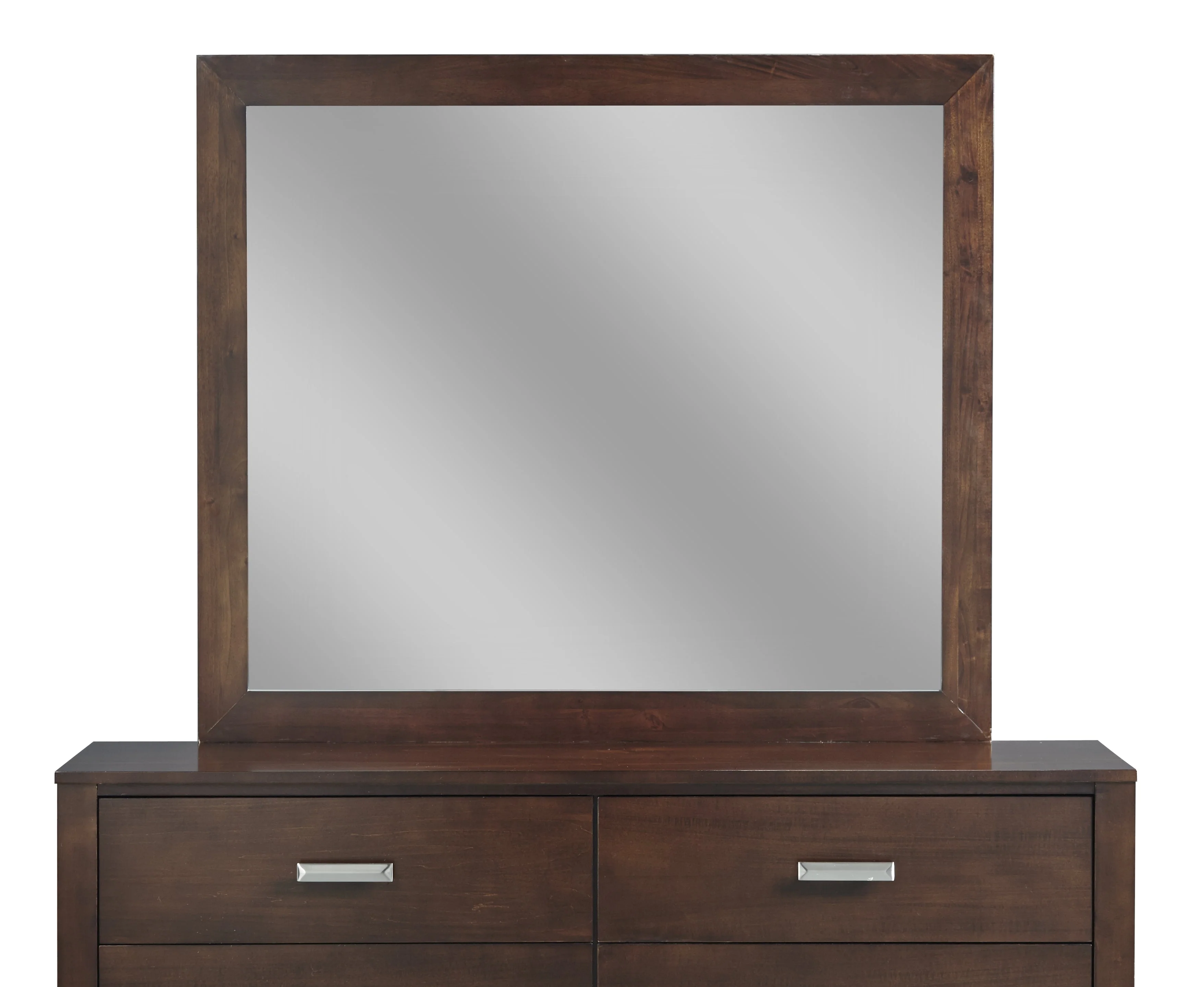 Riva Mirror in Chocolate Brown - Image 3