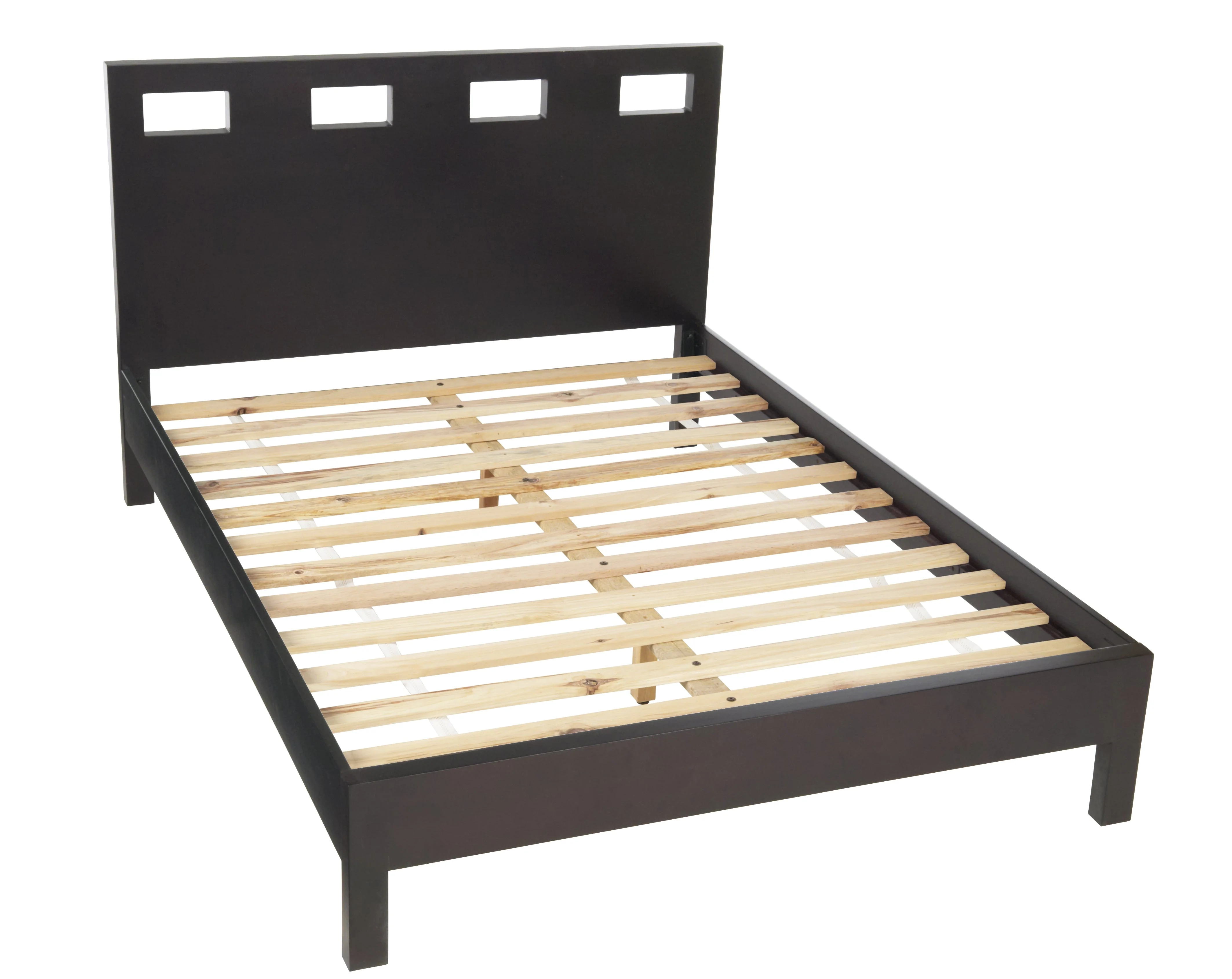 Riva Wood Eastern King Platform Bed in Espresso - Image 10
