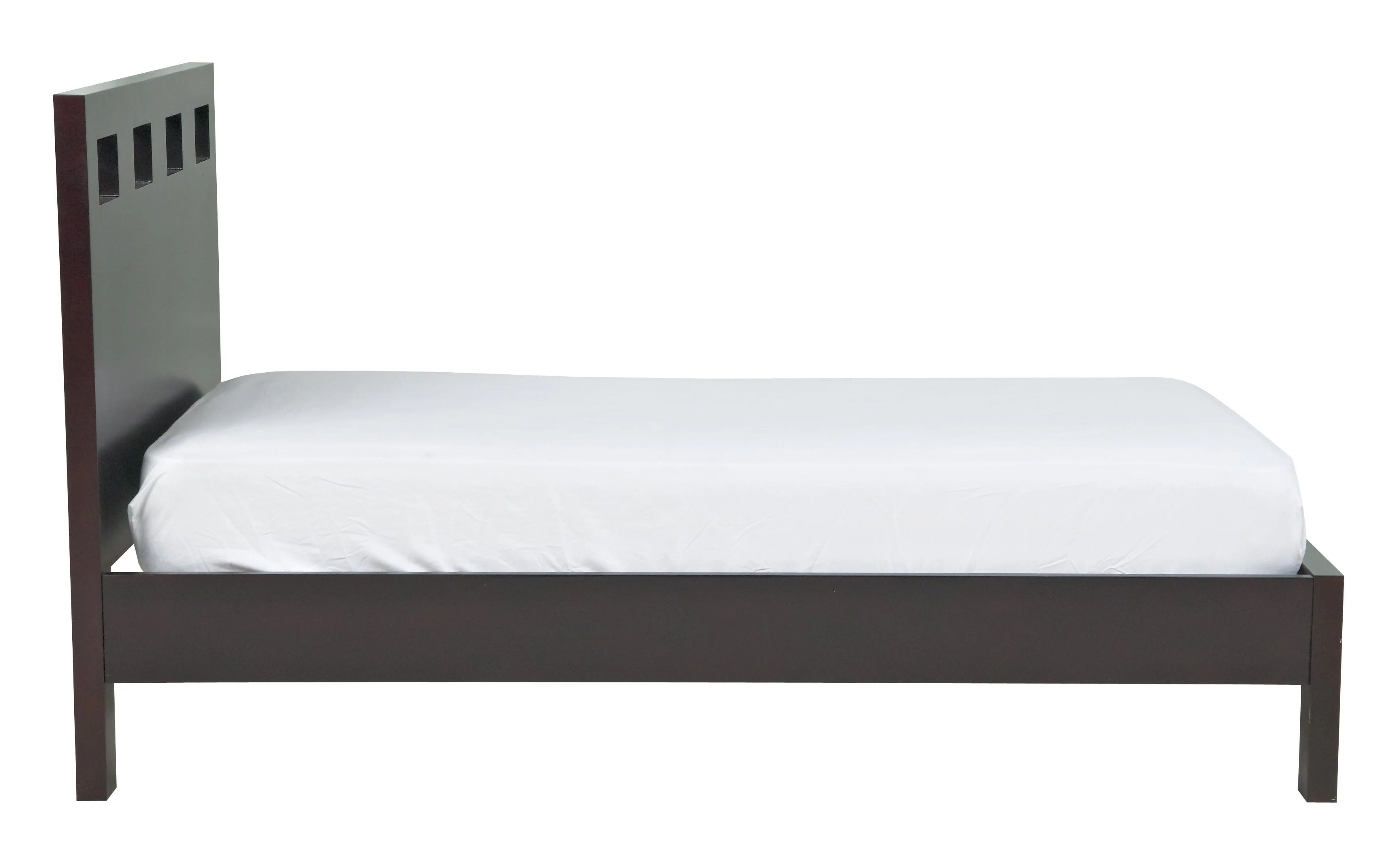 Riva Wood Queen Platform Bed in Espresso - Image 8
