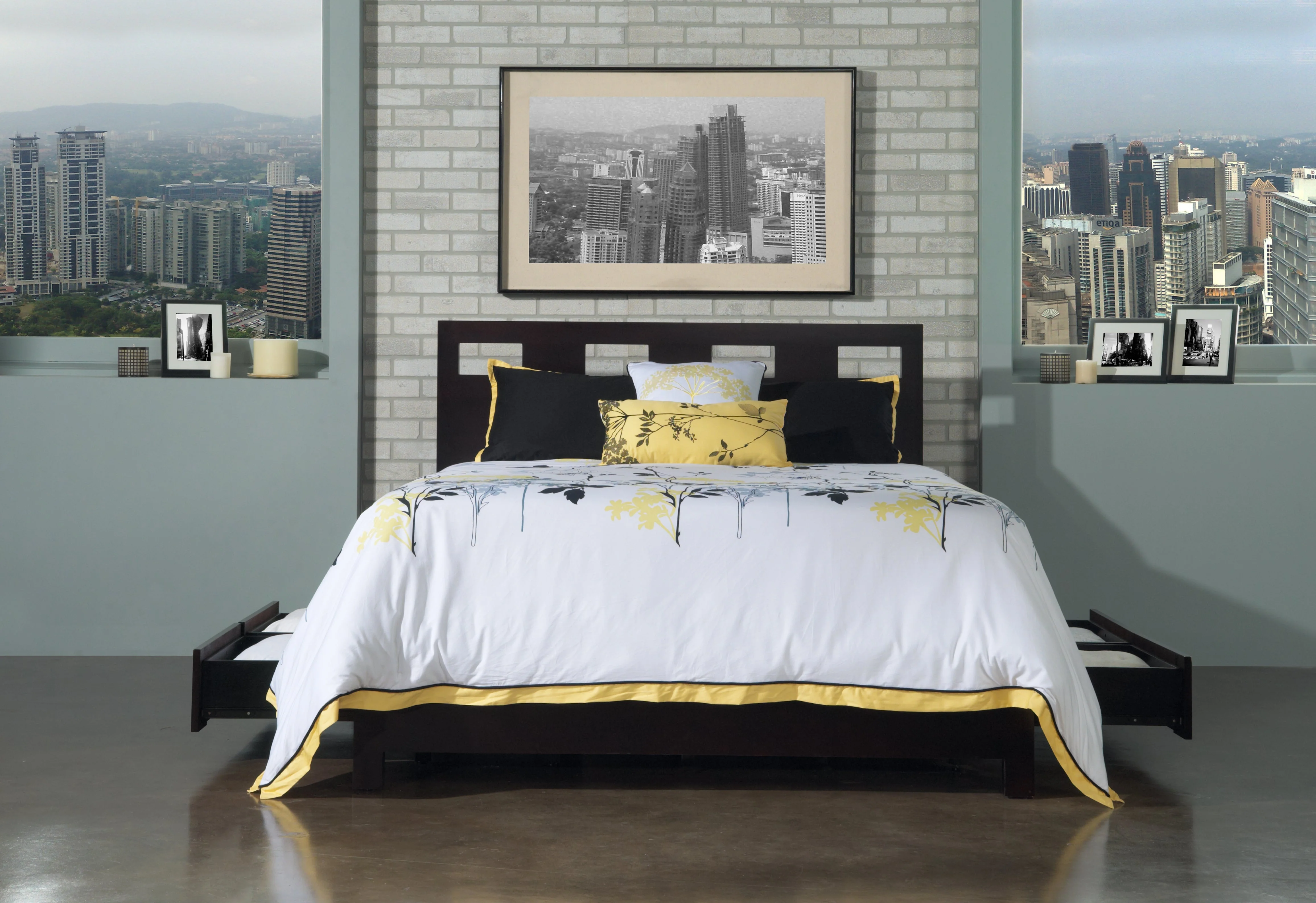Riva Wood Twin Storage Bed in Espresso - Image 5