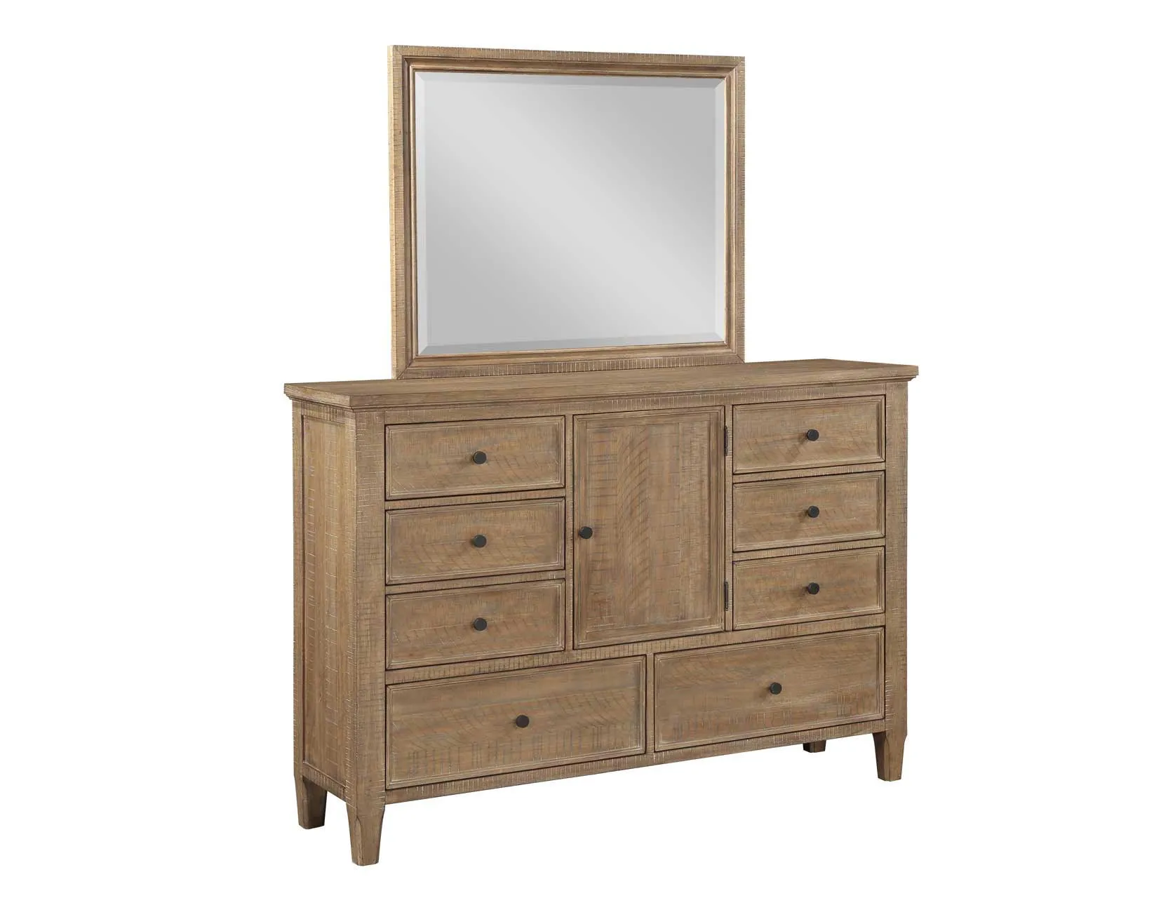 Riverdale Driftwood 4-Piece King Storage Platform Bedroom Set - Image 16