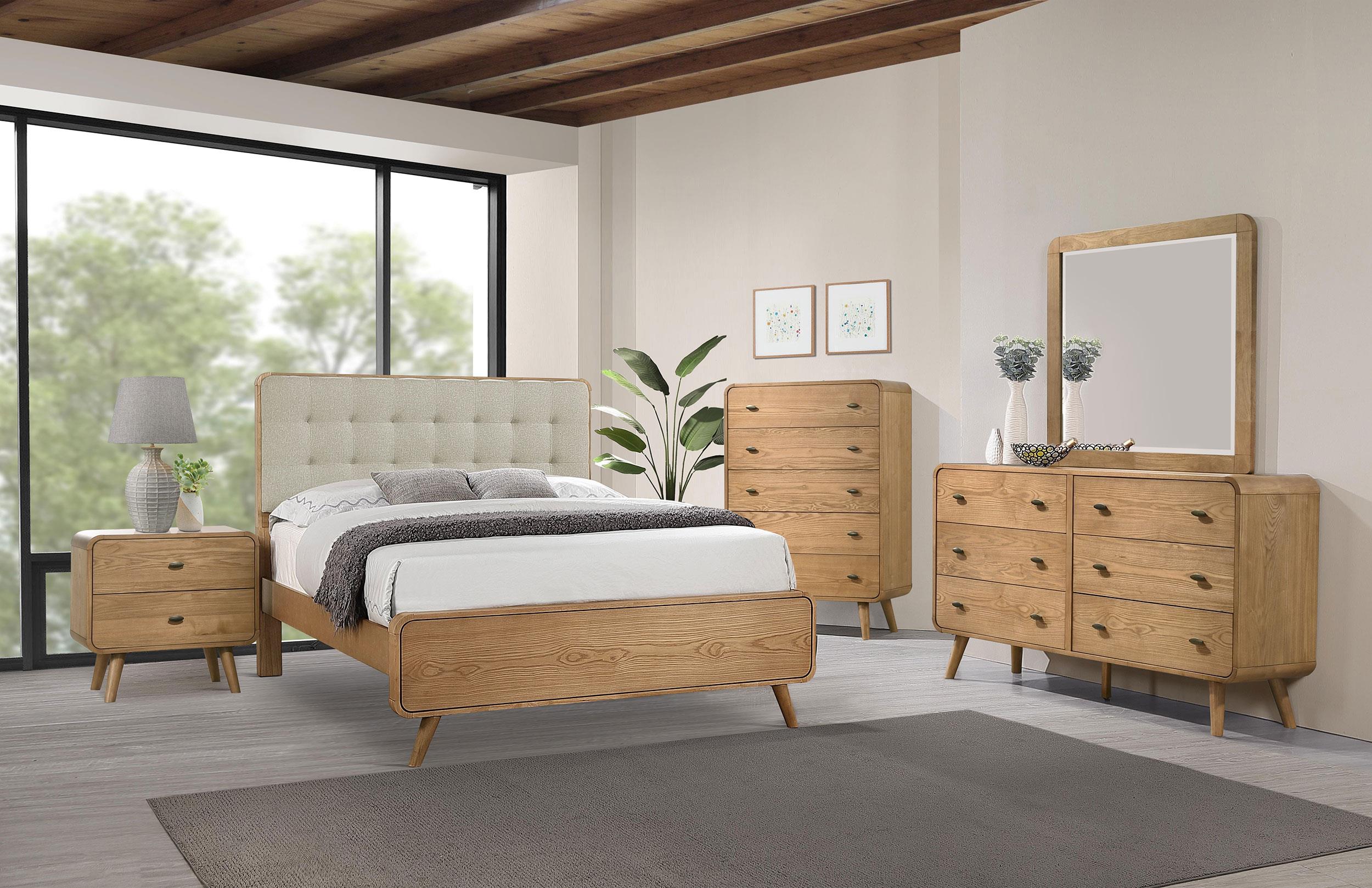 Robyn 5-drawer Bedroom Chest of Drawers Light Ash - Image 12