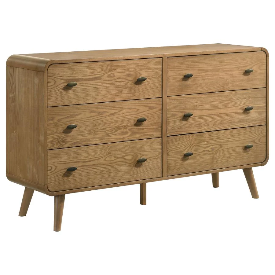 Robyn Light Ash 4-piece Queen Bedroom Set - Image 7