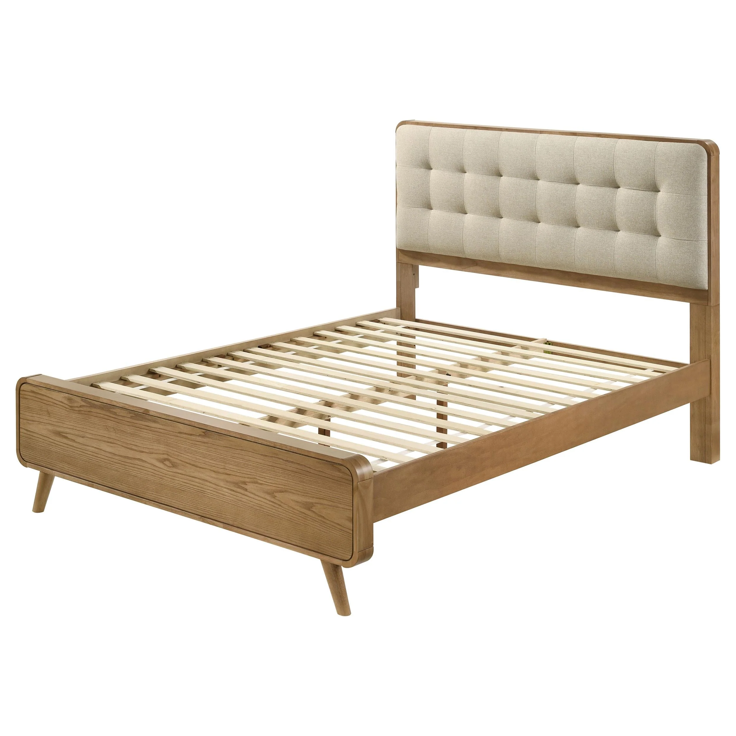 Robyn Wood California King Platform Bed Light Ash - Image 5