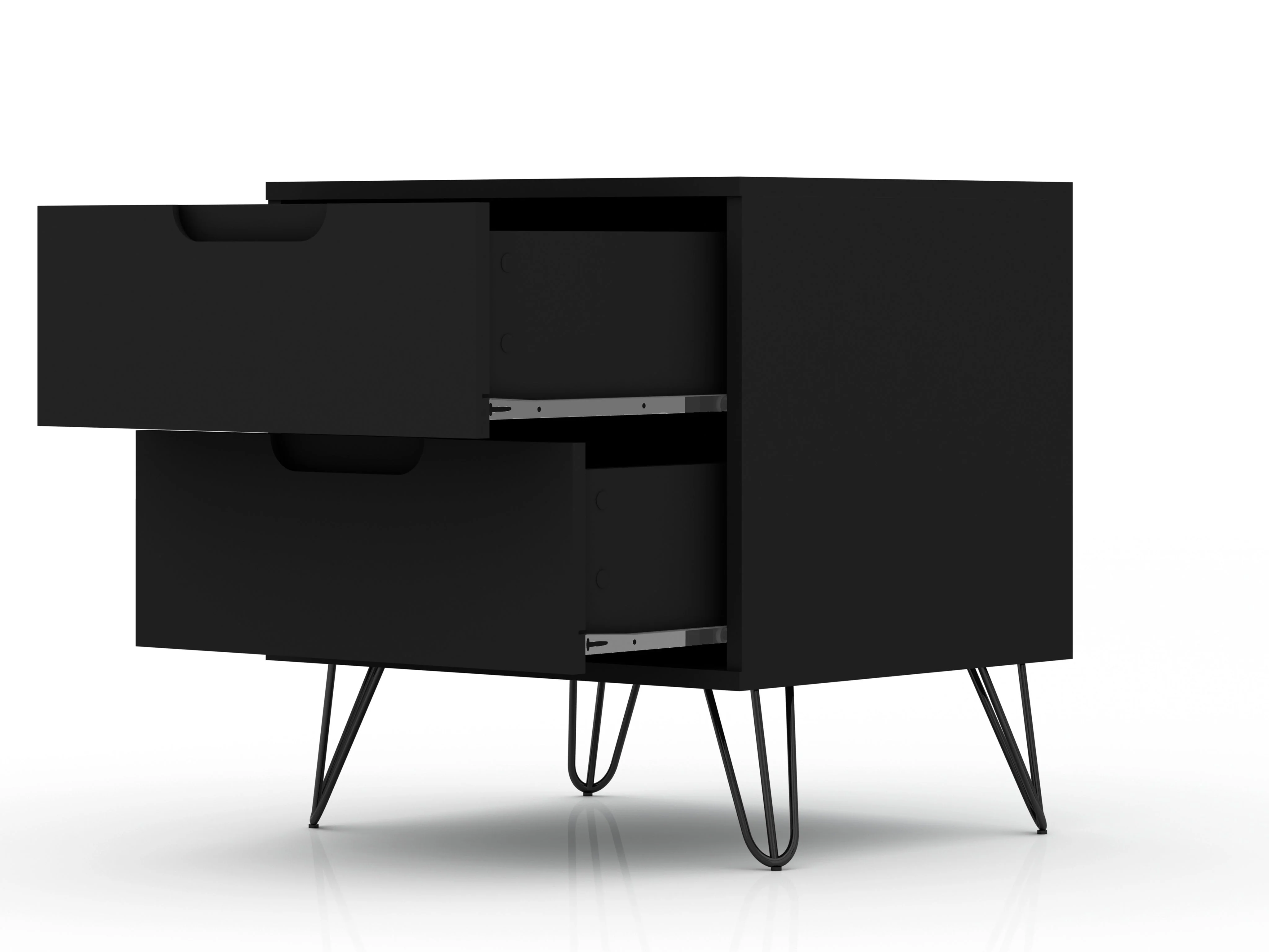 Rockefeller 2.0 Nightstand in Black - Image 4