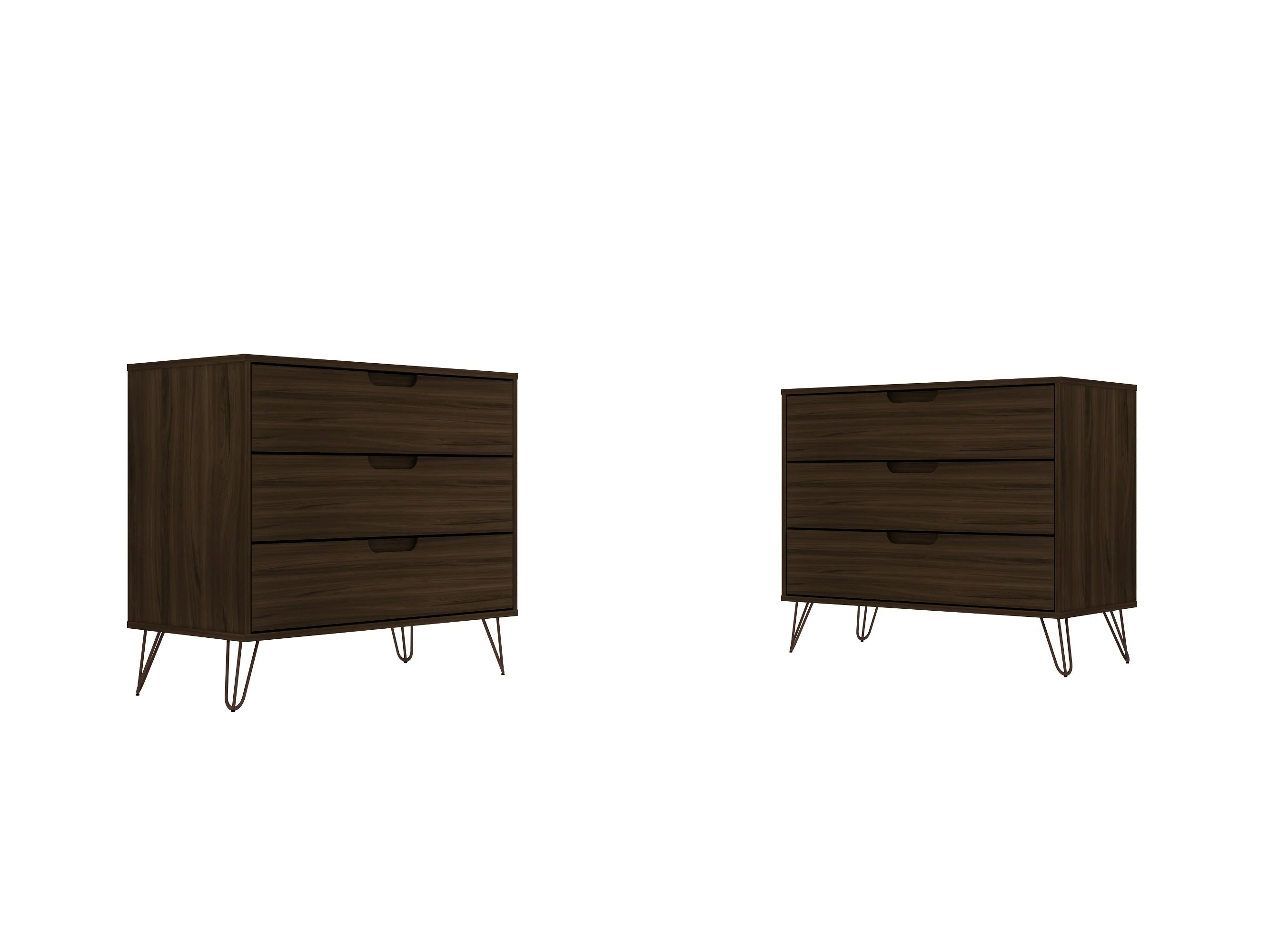 Rockefeller Dresser in Brown (set of 2)