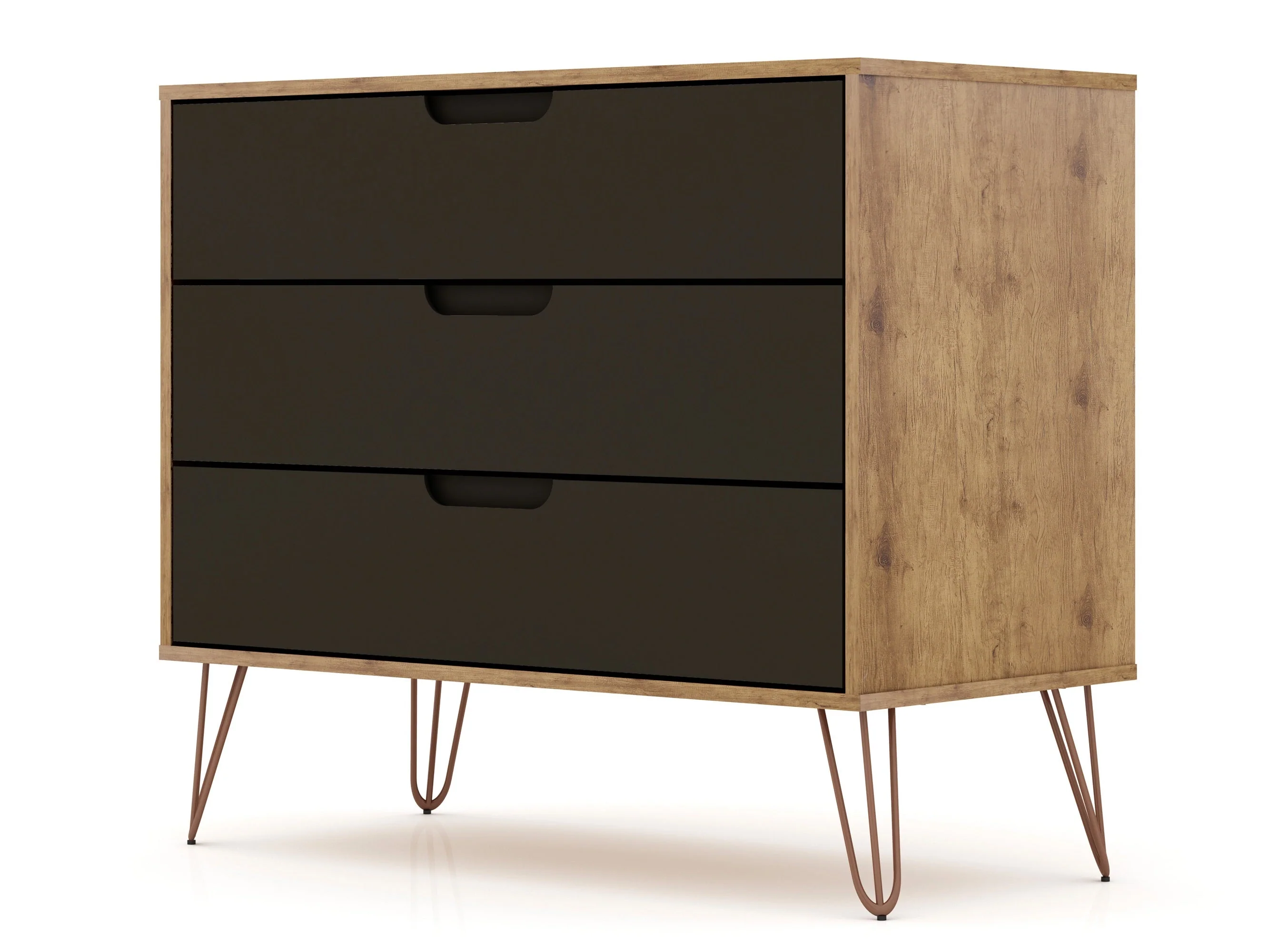 Rockefeller Dresser in Nature and Textured Grey - Image 7