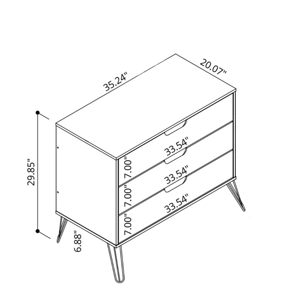 Rockefeller Dresser in Off White (set of 2) - Image 3