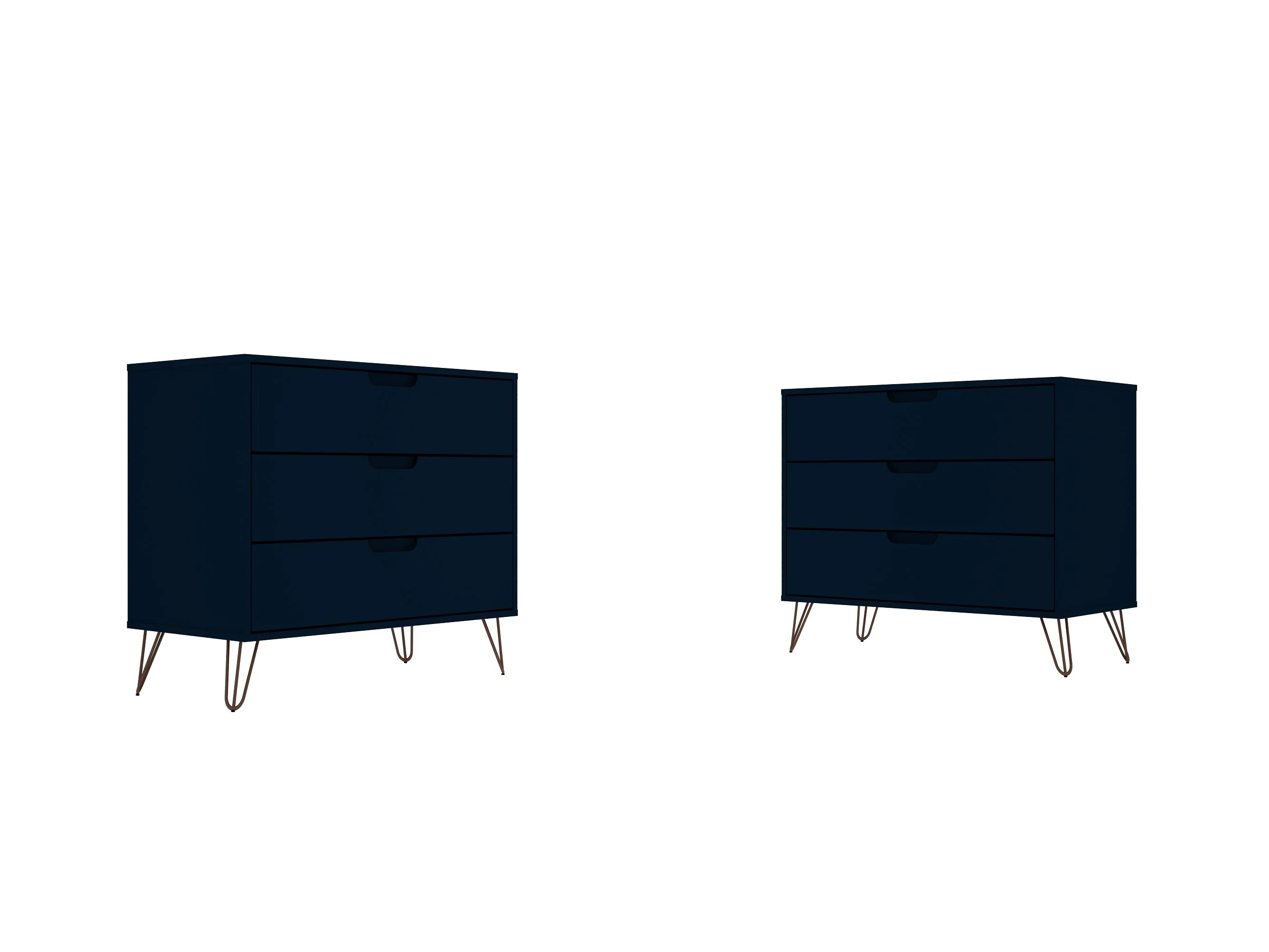 Rockefeller Dresser in Tatiana Midnight Blue (set of 2)
