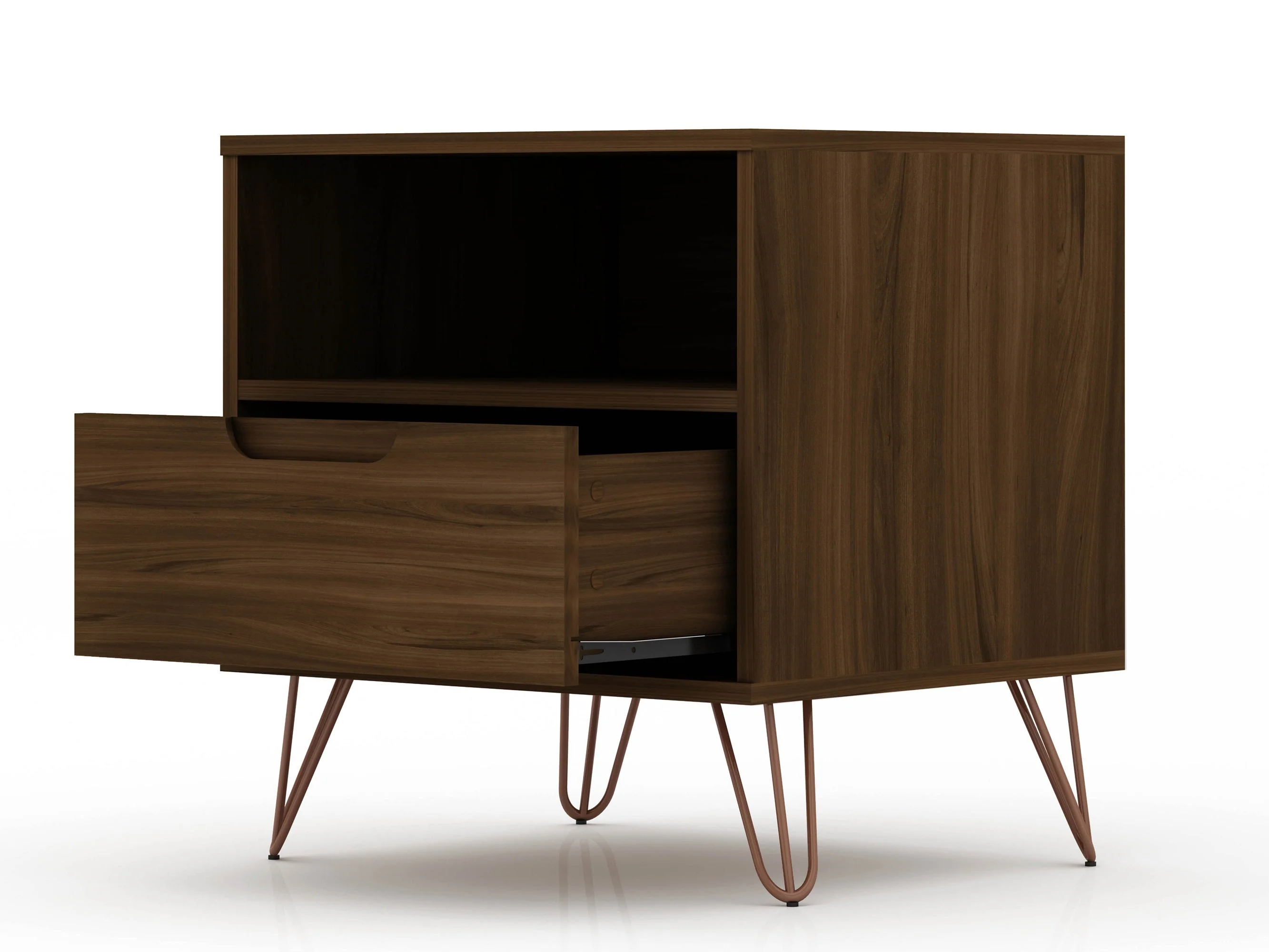 Rockefeller Nightstand 1.0 in Brown (set of 2) - Image 4